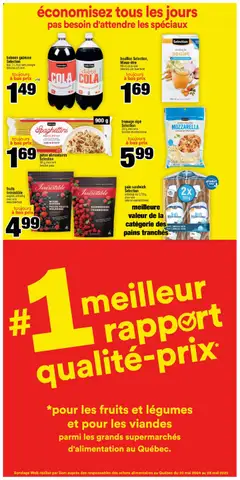 Preview of Super C - Mont-Joli from shop Super C valid from 05.02.2026 | Page: 4 | Products: Pasta, Cheese, Bread