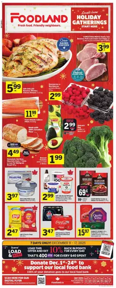 Preview of Foodland weekly flyer / circulaire from shop Foodland valid from 11.12.2025