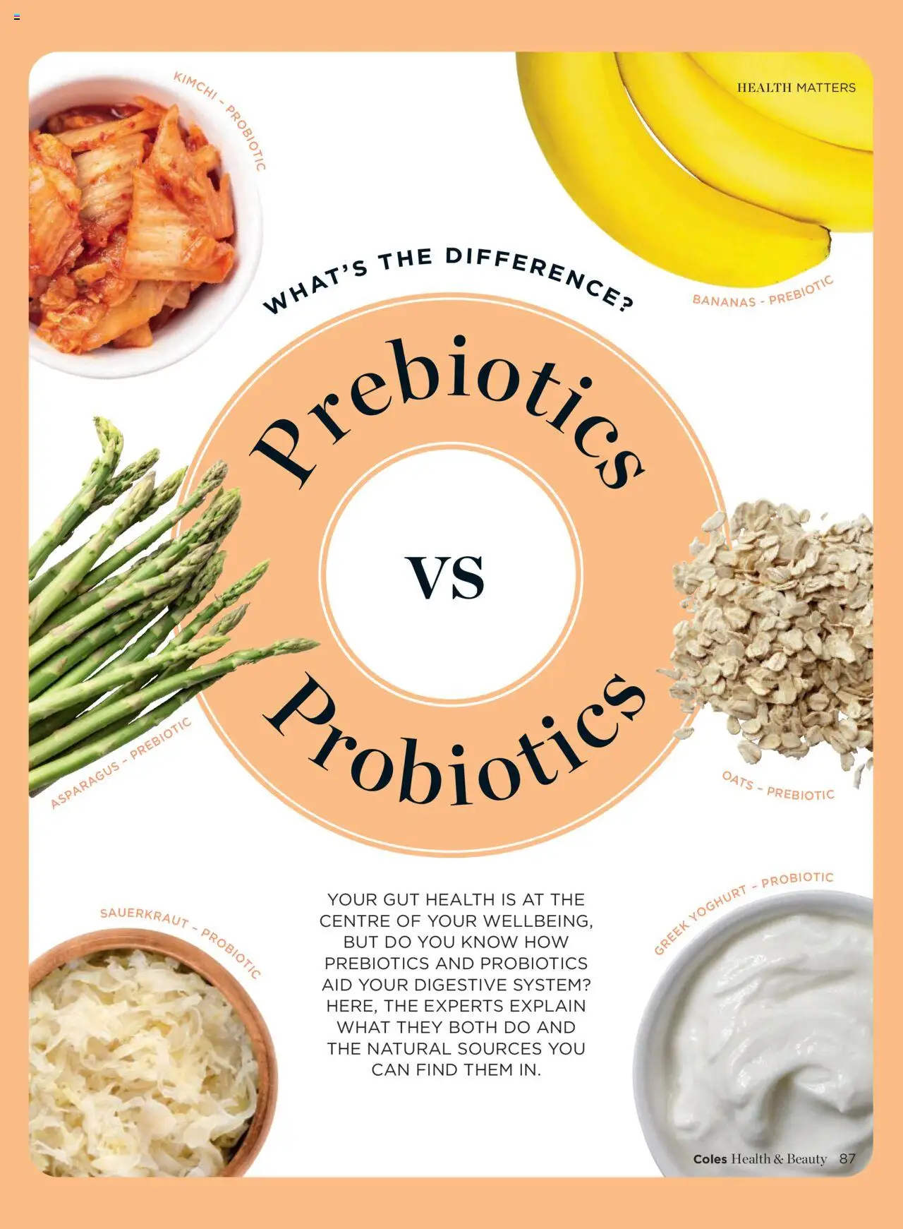 Coles catalogue - valid from 07.04.2025 | Page: 87 | Products: Yoghurt, Bananas, Oats