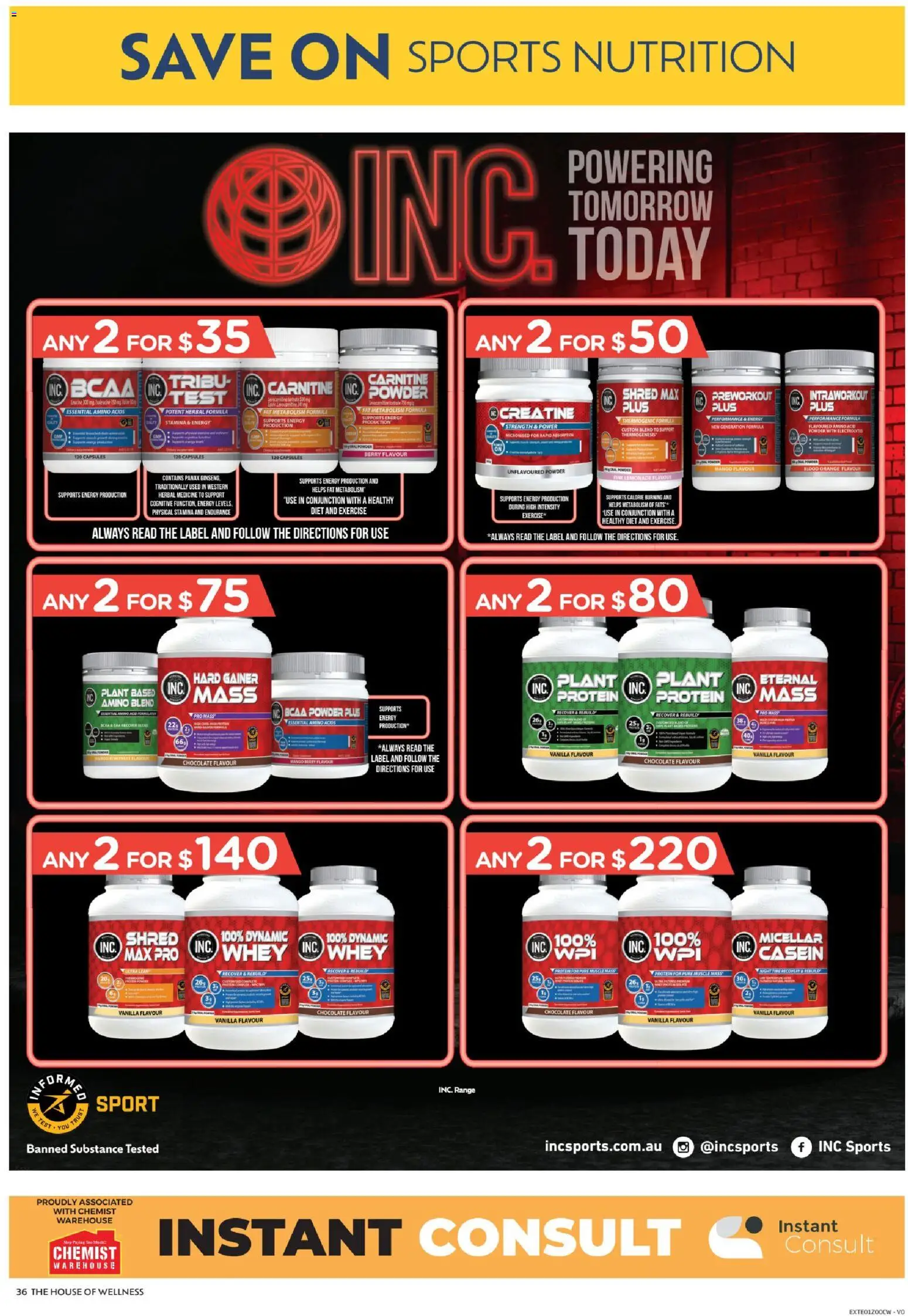 Chemist Warehouse catalogue - valid from 15.12.2025 | Page: 36 | Products: Powder, Plant, Chocolate, Mango