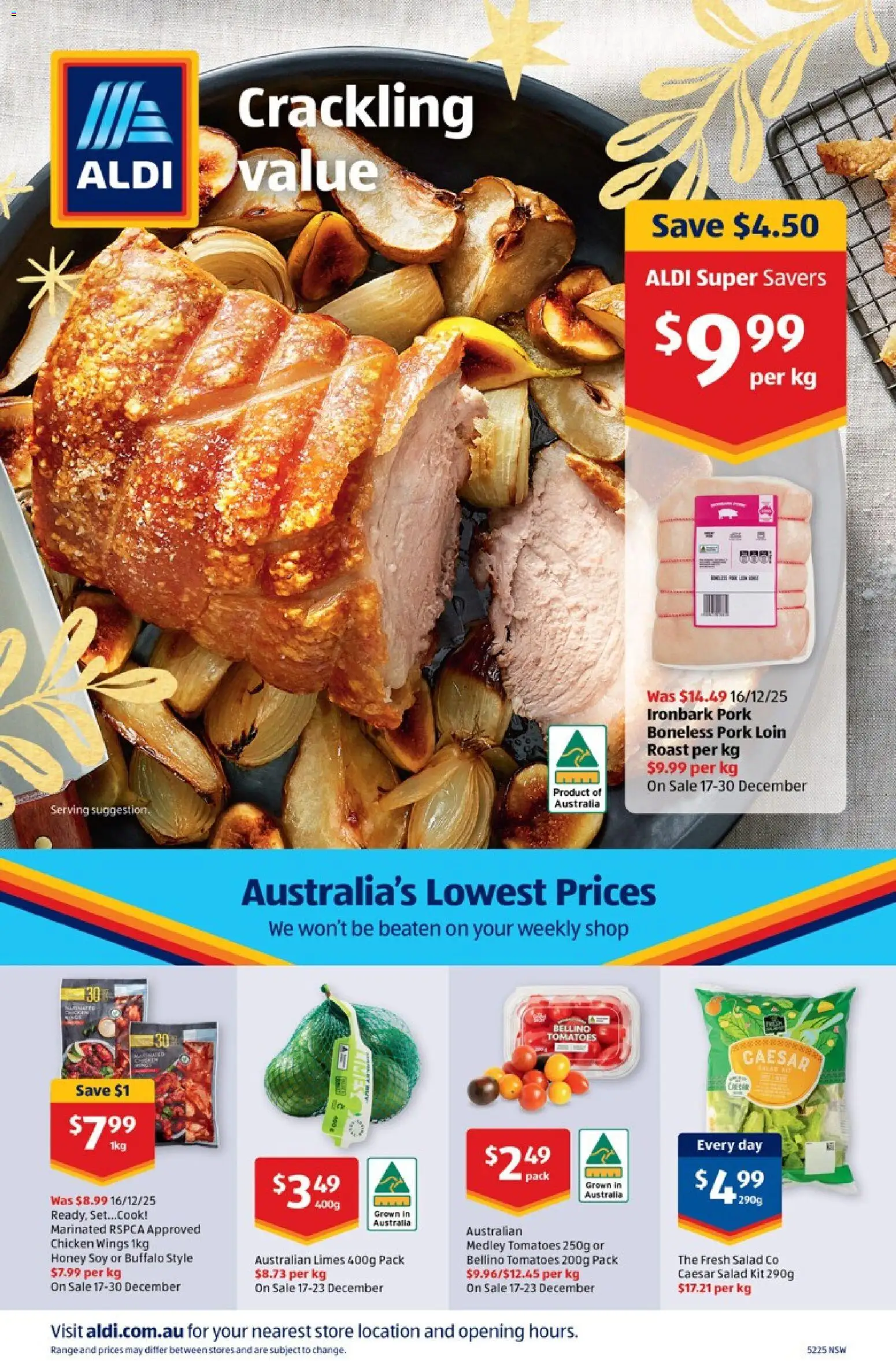 Aldi catalogue - valid from 24.12.2025 | Page: 24 | Products: Honey, Chicken, Tomatoes, Salad