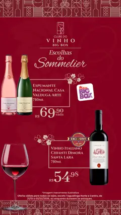 Big Box - Ofertas Clube do Vinho - Pré-Visualização do folheto da loja Big Box, válido de 21.01.2026