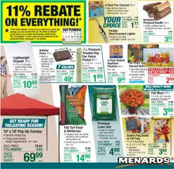 Preview of Menards weekly ads valid from 04.09.2025