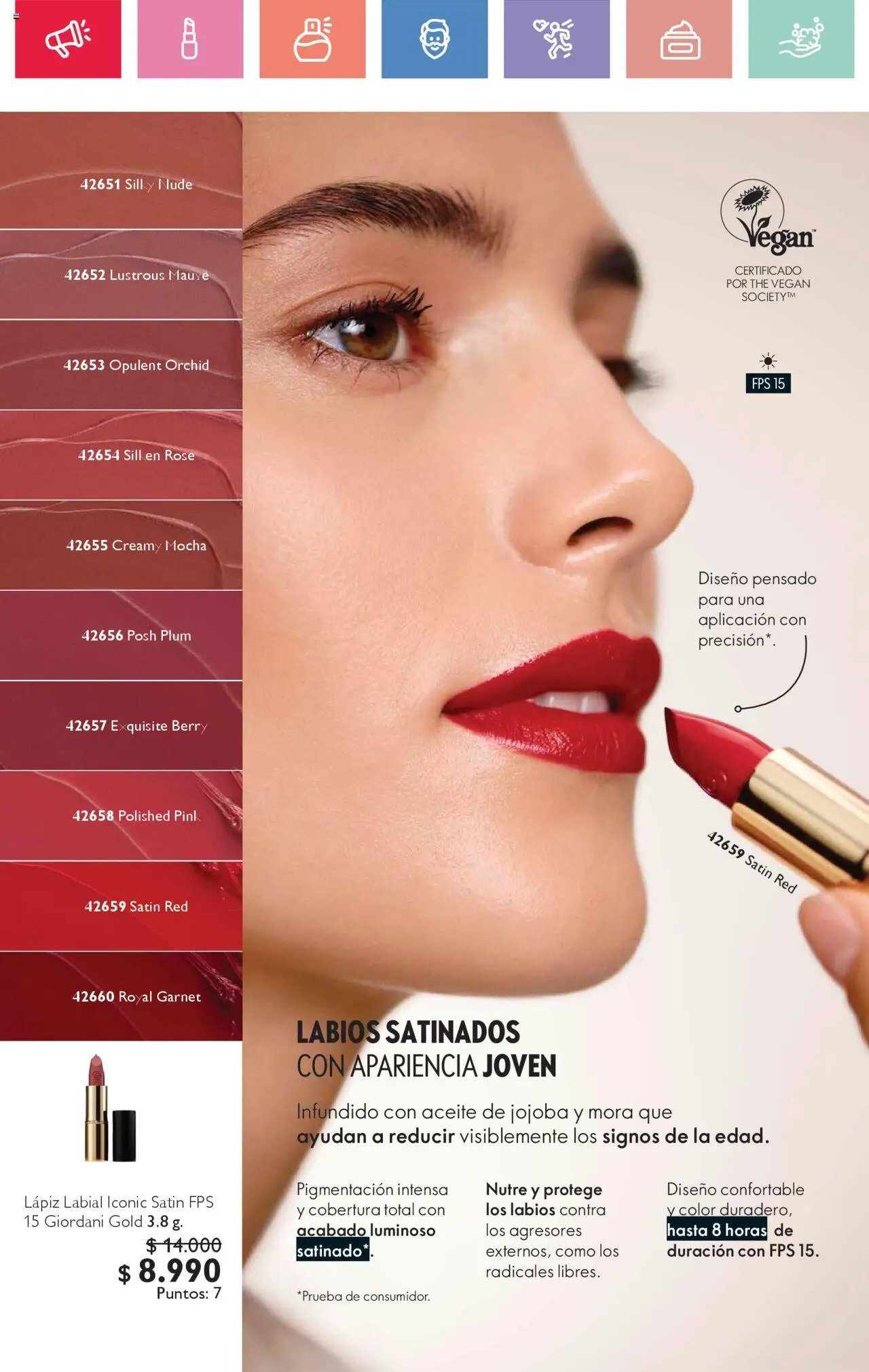 Oriflame catálogo │ válido desde el 21.06.2025 | Página: 32 | Productos: Lápiz labial, Labial, Aceite