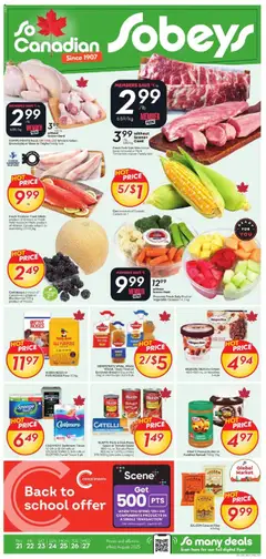 Preview of Sobeys weekly flyer / circulaire from shop Sobeys valid from 21.08.2025