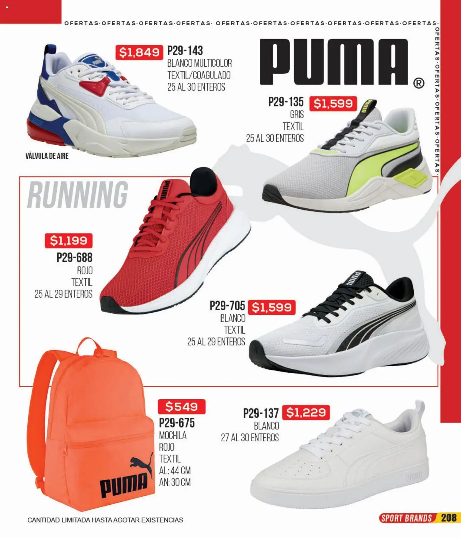 Nuevas ofertas de Cklass válidas en toda la República Mexicana desde el 12.01.2026. ¡Encuentra las mejores ofertas en Cklass catálogo Mega Ofertas Calzado! | Página: 209 | Productos: Mochila, Válvula