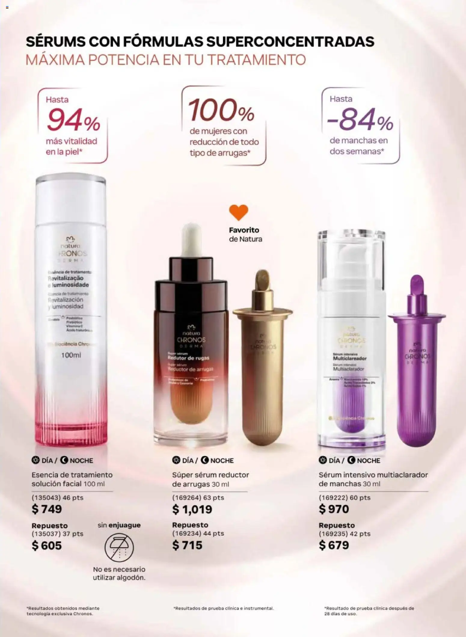 Nuevas ofertas de Natura válidas en toda la República Mexicana desde el 13.03.2026. ¡Encuentra las mejores ofertas en Natura campaña 5 2026! | Página: 85 | Productos: Serum