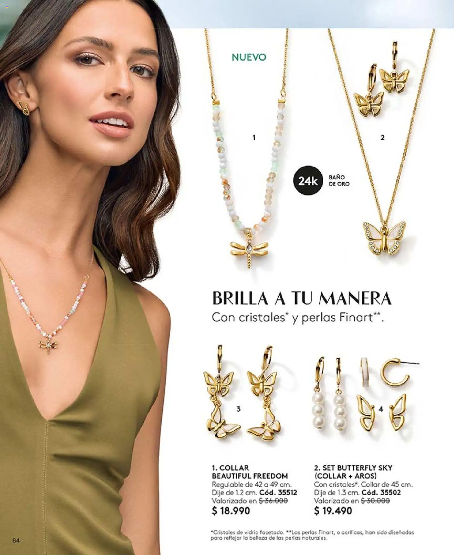 Catálogo Ésika Campaña 5 │ válido desde el 01.03.2026 | Página: 84 | Productos: Baño, Collar, Aros, Dije