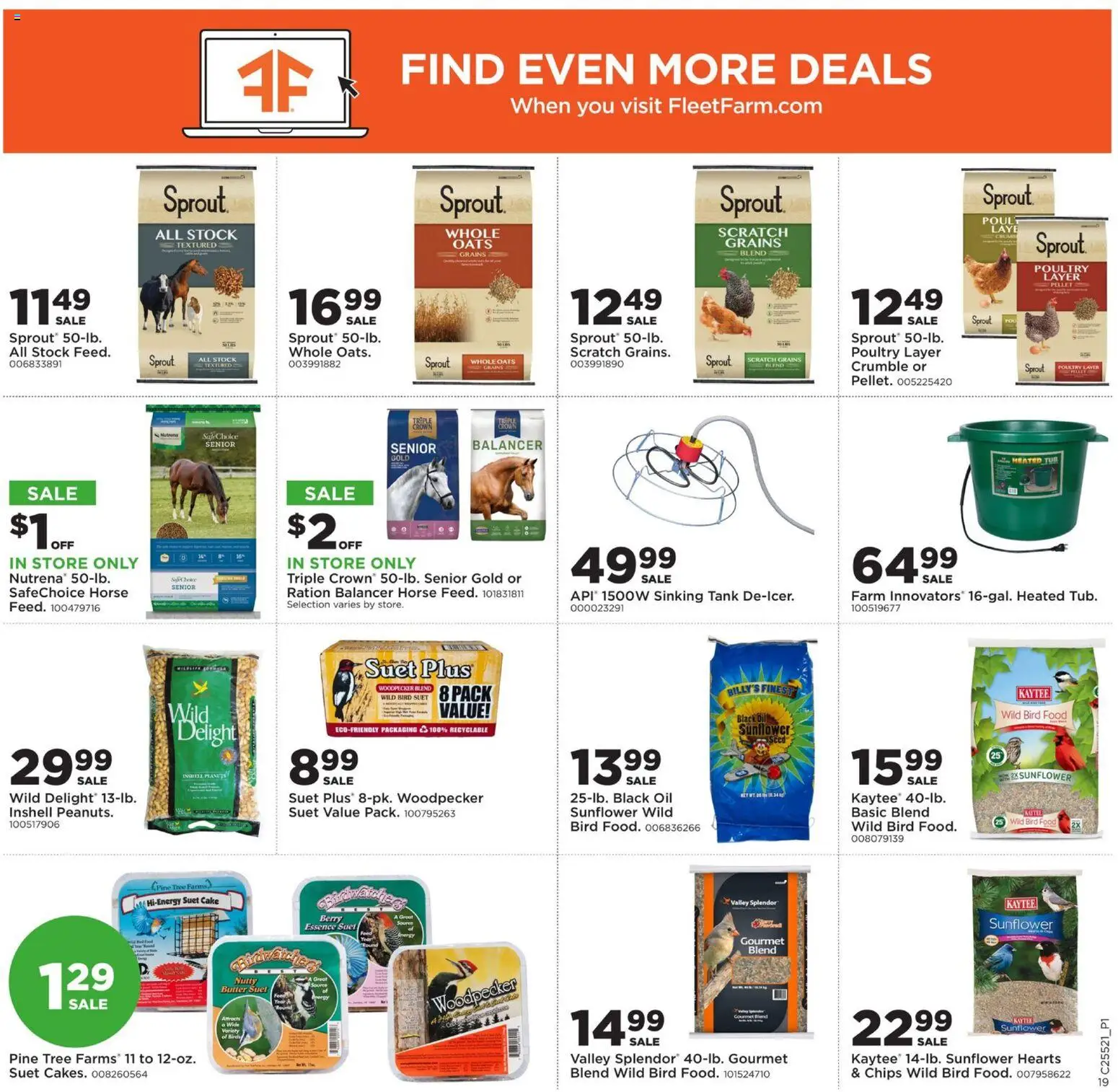 Mills Fleet Farm Weekly Ad - valid from 25.12.2025 | Page: 22 | Products: Butter, Oil, Chips, Poultry