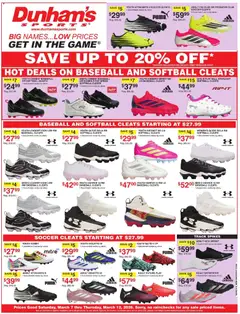 Preview of Dunham's Sports weekly ads valid from 07.03.2026