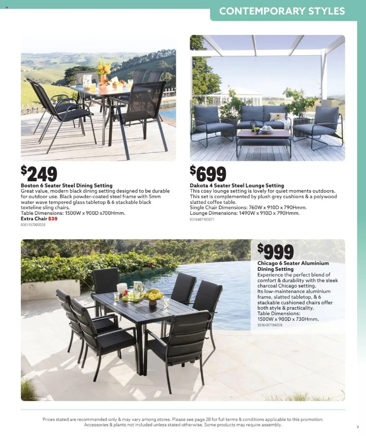 Mitre 10 catalogue - valid from 03.09.2025 | Page: 7 | Products: Coffee table, Chair, Coffee, Accessories