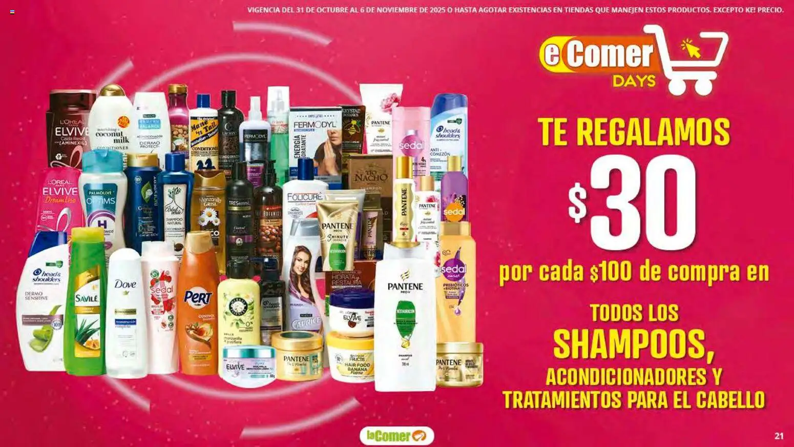 Nuevas ofertas de La Comer válidas en toda la República Mexicana desde el 31.10.2025. ¡Encuentra las mejores ofertas en La Comer folleto! | Página: 21 | Productos: Té