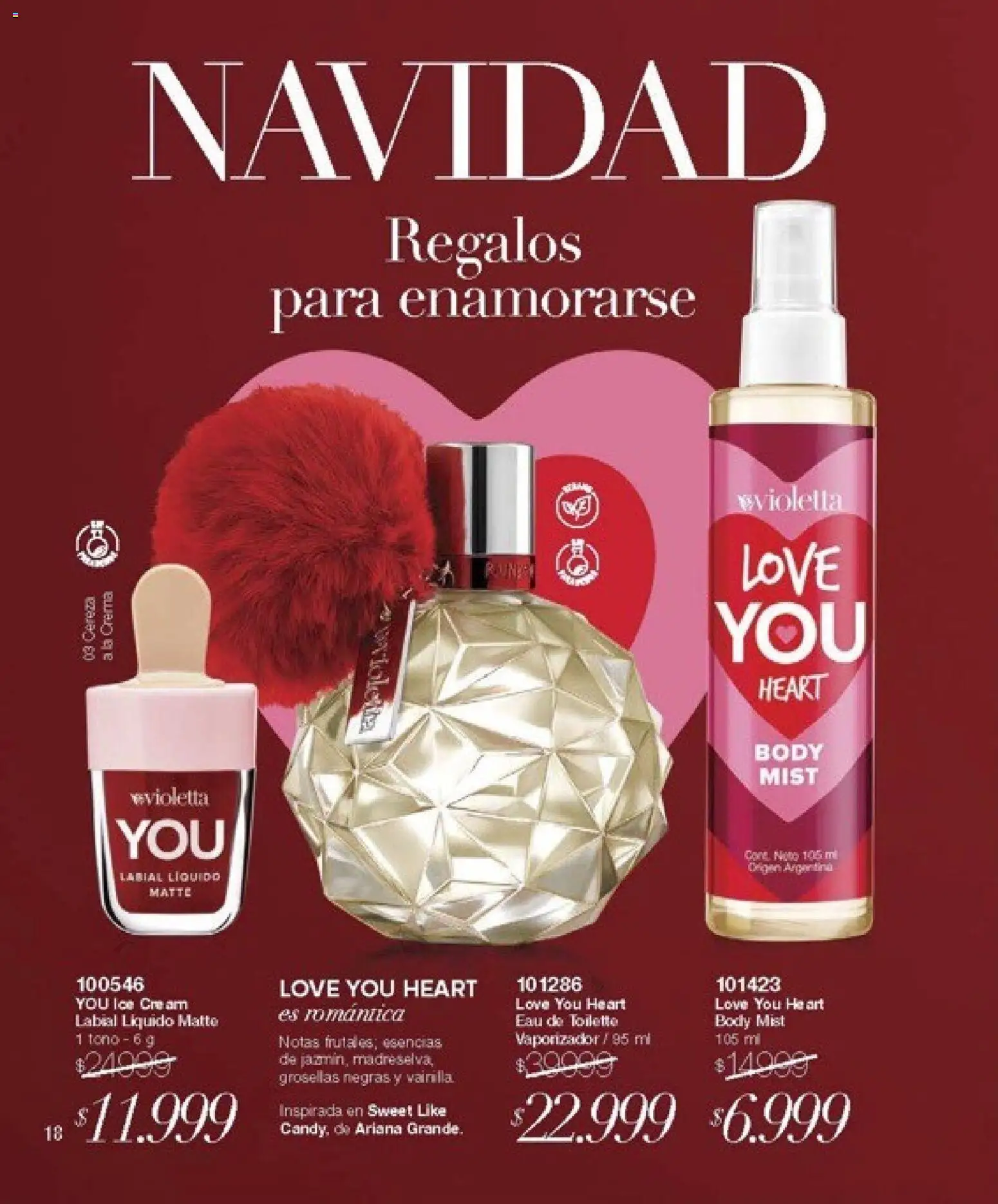 Violetta catálogo │ válido desde el 30.10.2025 | Página: 18 | Productos: Body, Eau de toilette, Esencias, Crema