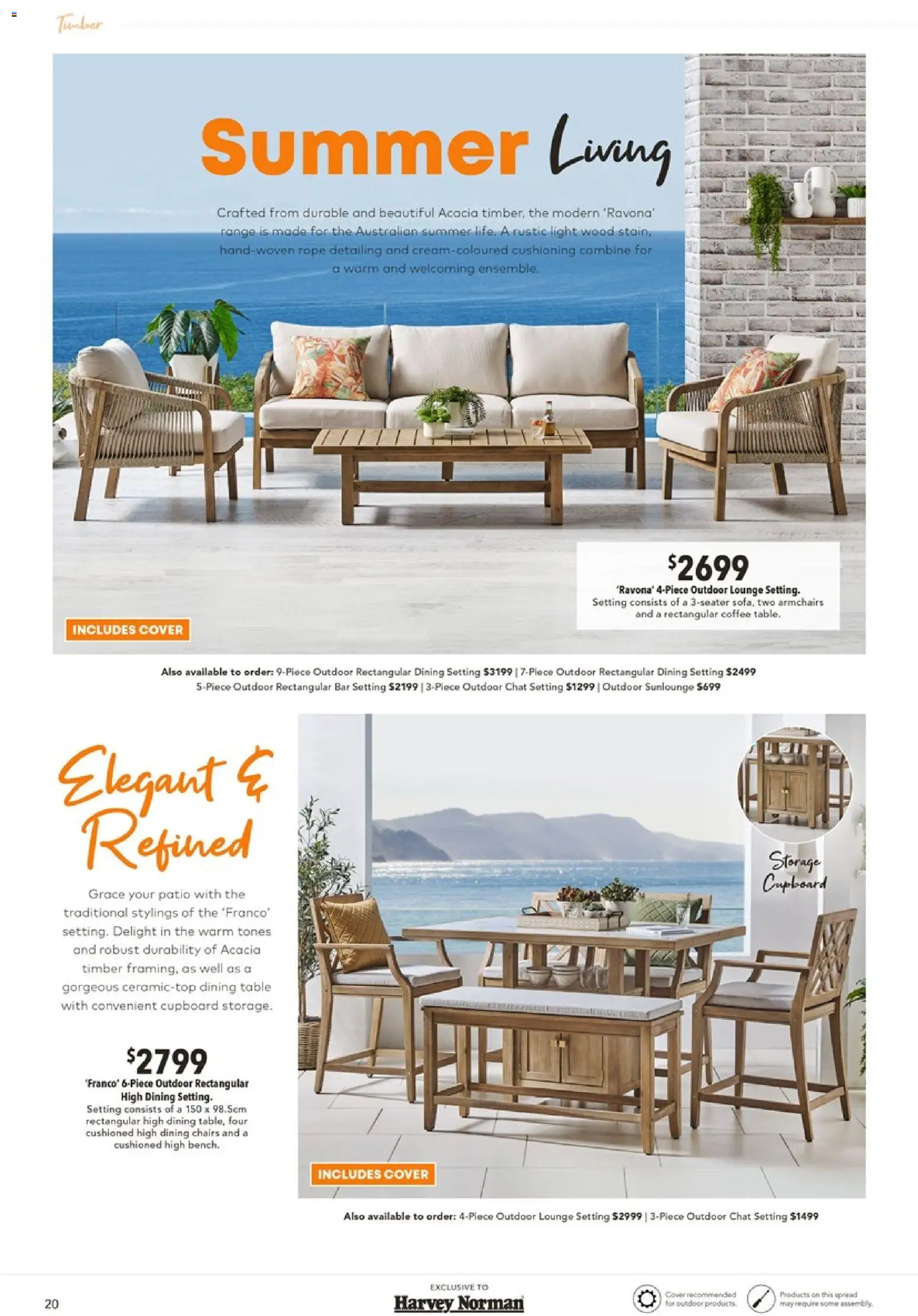 Harvey Norman catalogue - valid from 31.10.2025 | Page: 20 | Products: Cupboard, Table, Light, Coffee