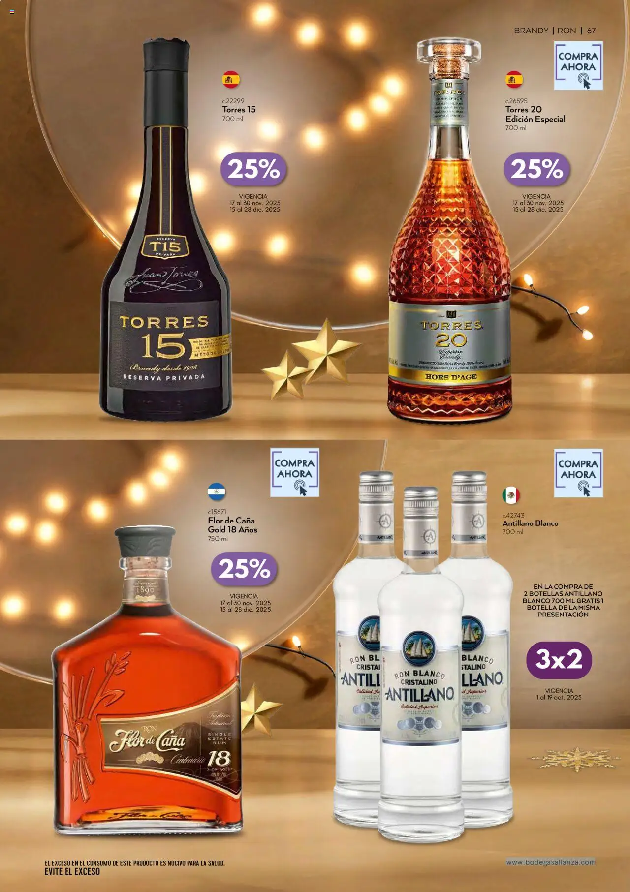 Nuevas ofertas de Bodegas Alianza válidas en toda la República Mexicana desde el 01.10.2025. ¡Encuentra las mejores ofertas en Bodegas Alianza - Catálogo Cava Morada! | Página: 69 | Productos: Botella