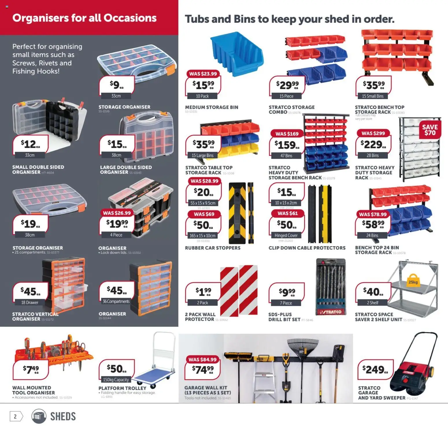 Stratco catalogue - valid from 12.12.2025 | Page: 2 | Products: Table, Clip, Cable, Bench