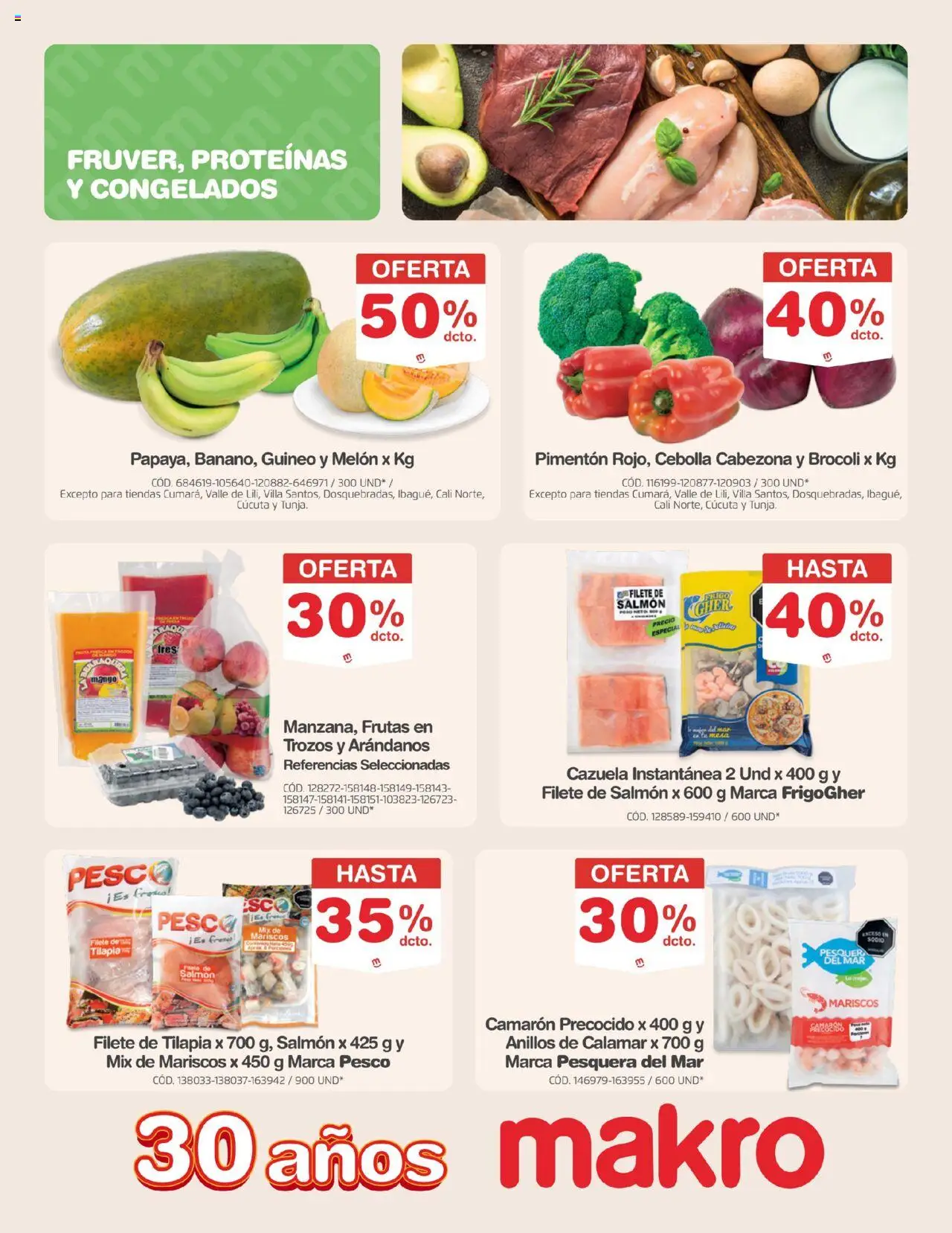 Makro revista - valida desde el 19.09.2025 | Página: 23 | Productos: Pimentón, Brocoli, Mesa, Melón