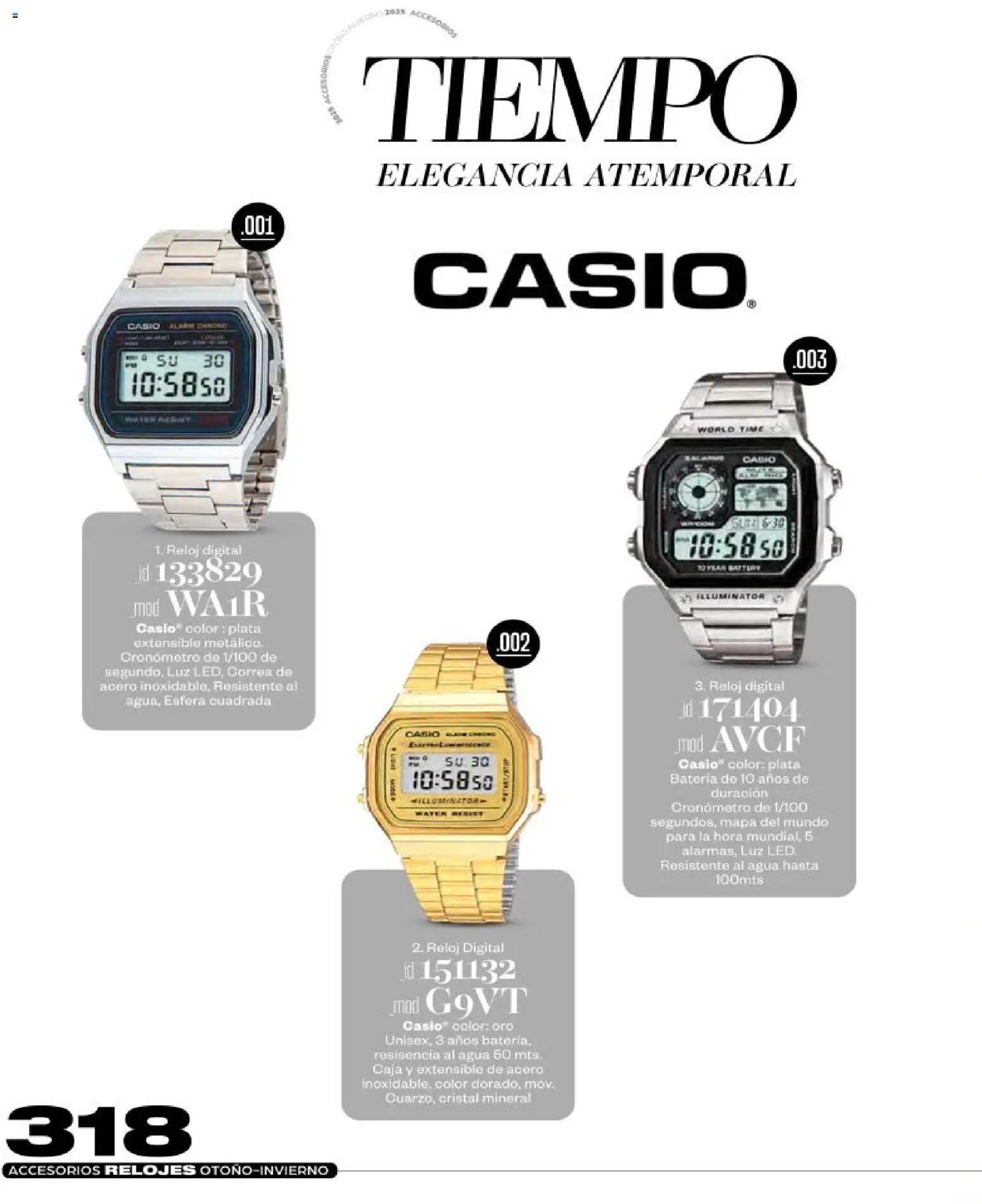 Nuevas ofertas de Price Shoes válidas en toda la República Mexicana desde el 03.11.2025. ¡Encuentra las mejores ofertas en Price Shoes catálogo Accesorios! | Página: 318 | Productos: Agua, Caja, Batería, Reloj