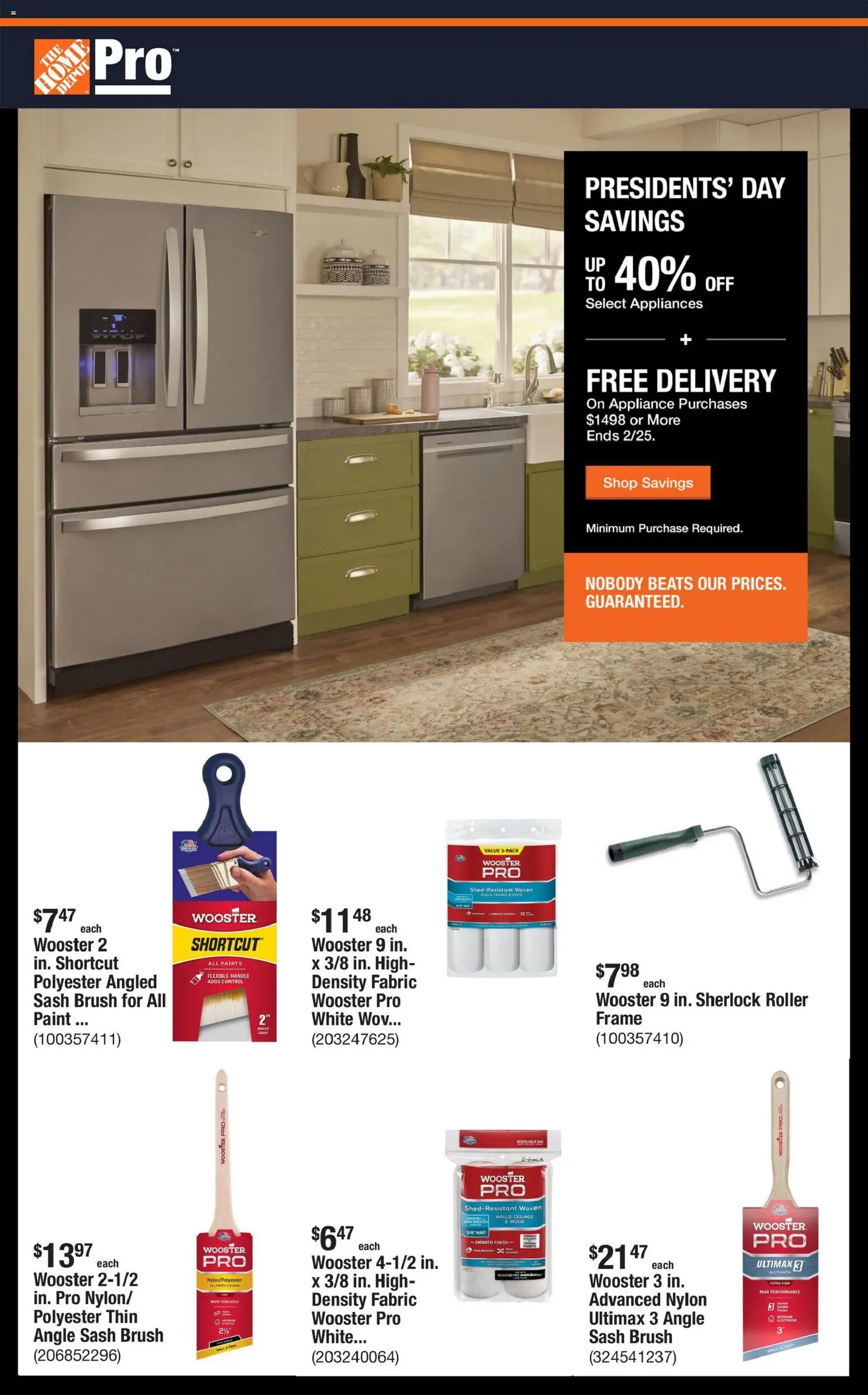 Home Depot Shop Pro Ad - PA - valid from 16.02.2026 | Page: 1 | Products: Brush