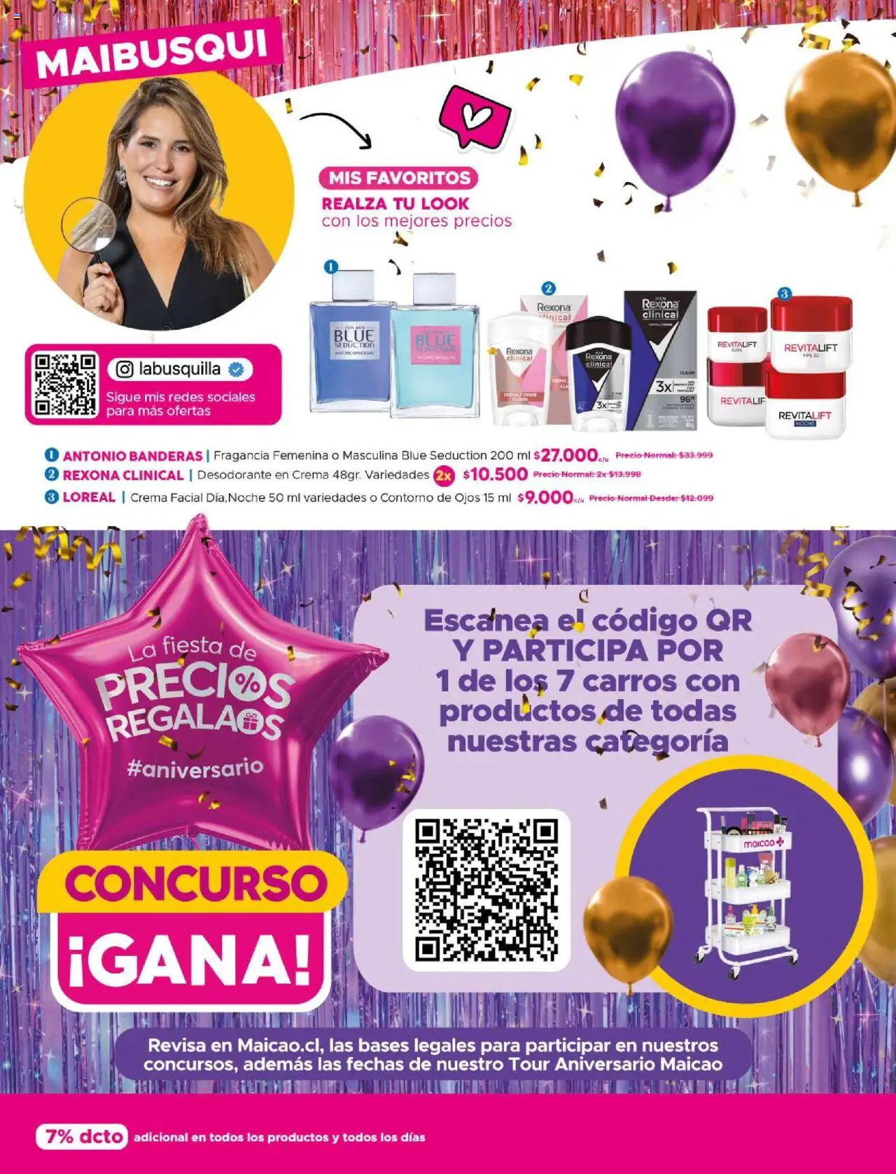 Maicao ofertas  │ válido desde el 01.08.2025 | Página: 28 | Productos: Fragancia, Desodorante, Crema, Contorno de ojos