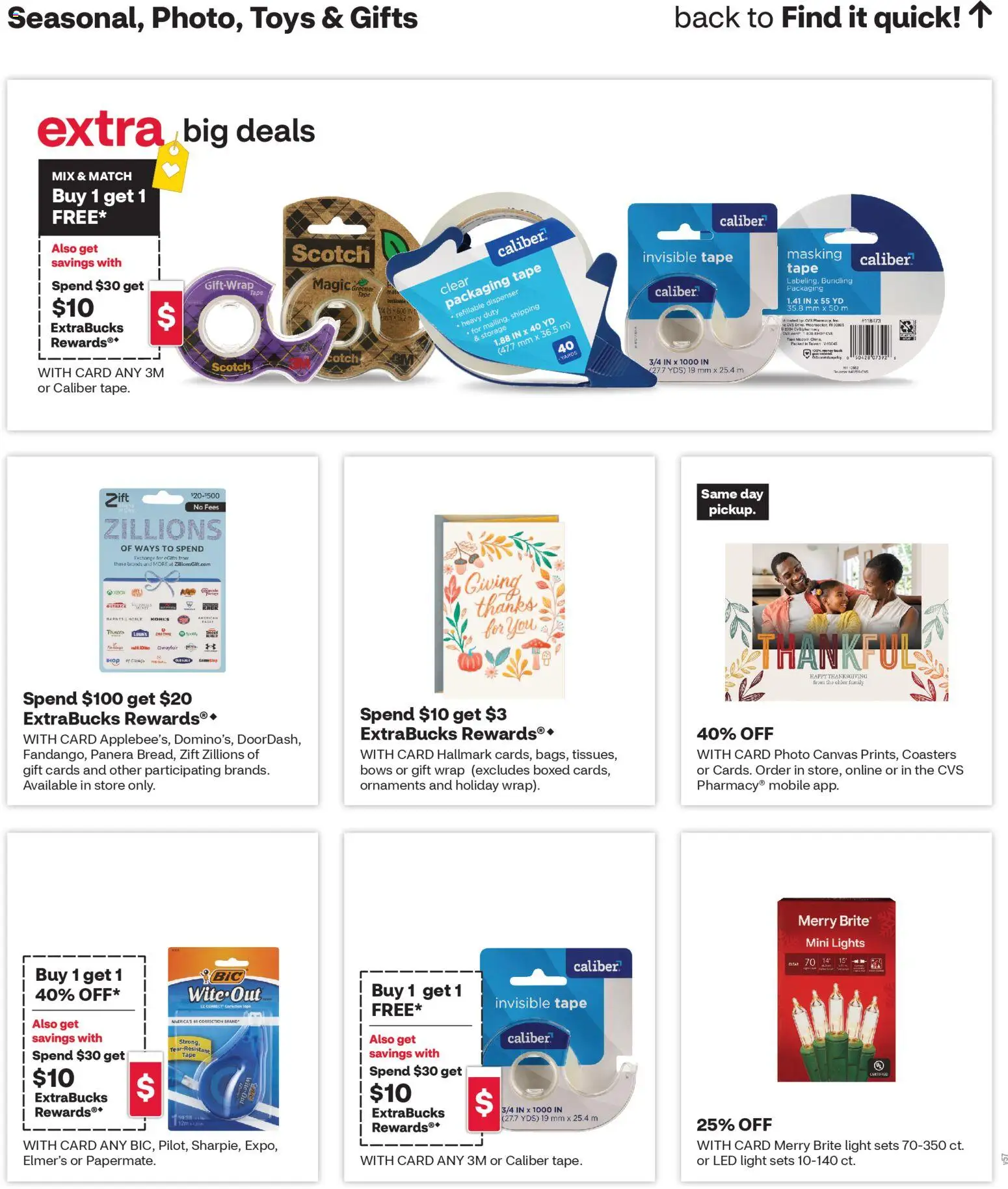 CVS Pharmacy Weekly Ad - WA - valid from 16.11.2025 | Page: 19 | Products: Canvas