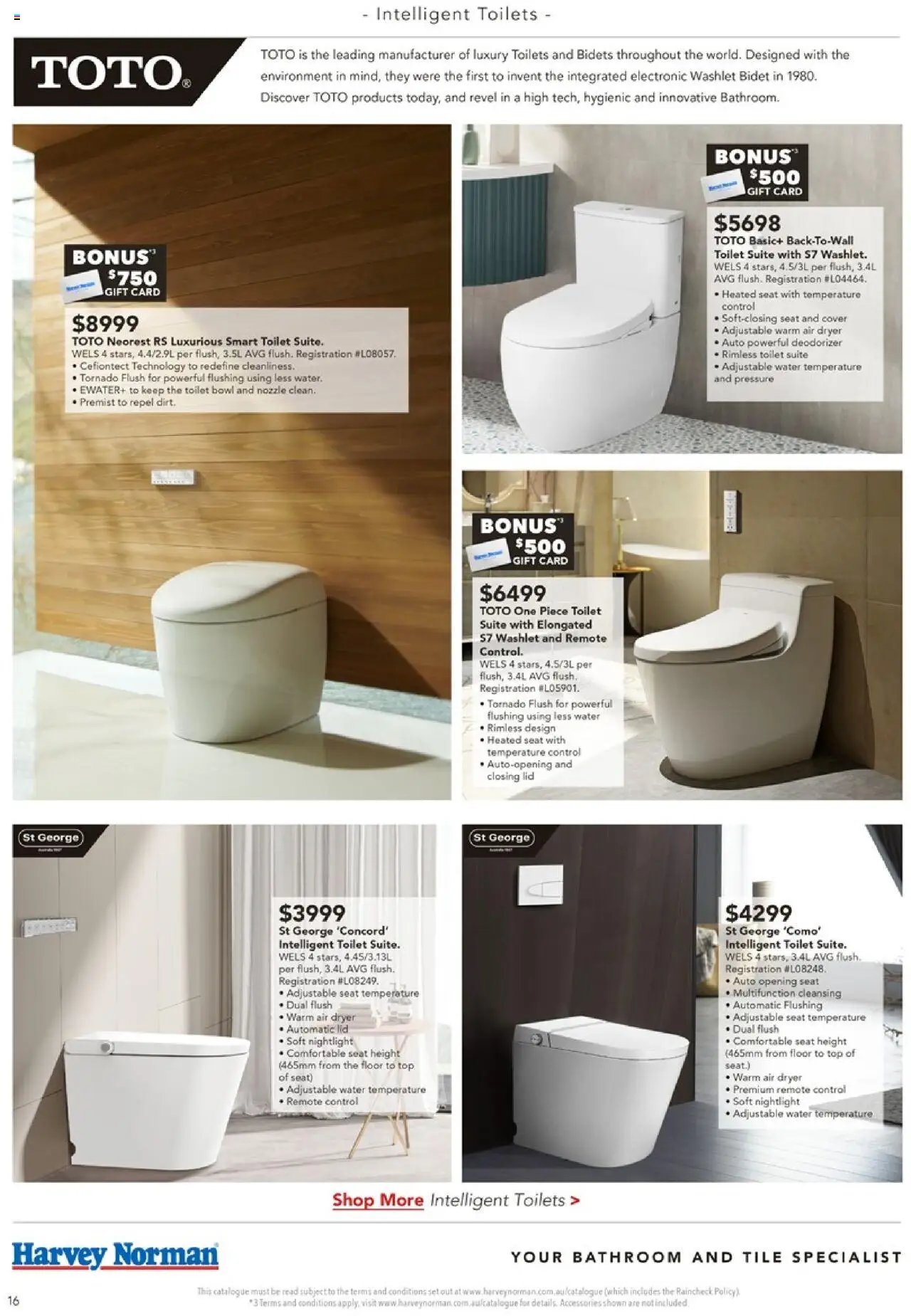 Harvey Norman catalogue - valid from 03.10.2025 | Page: 16 | Products: Suite, Accessories, Remote control, Bathroom