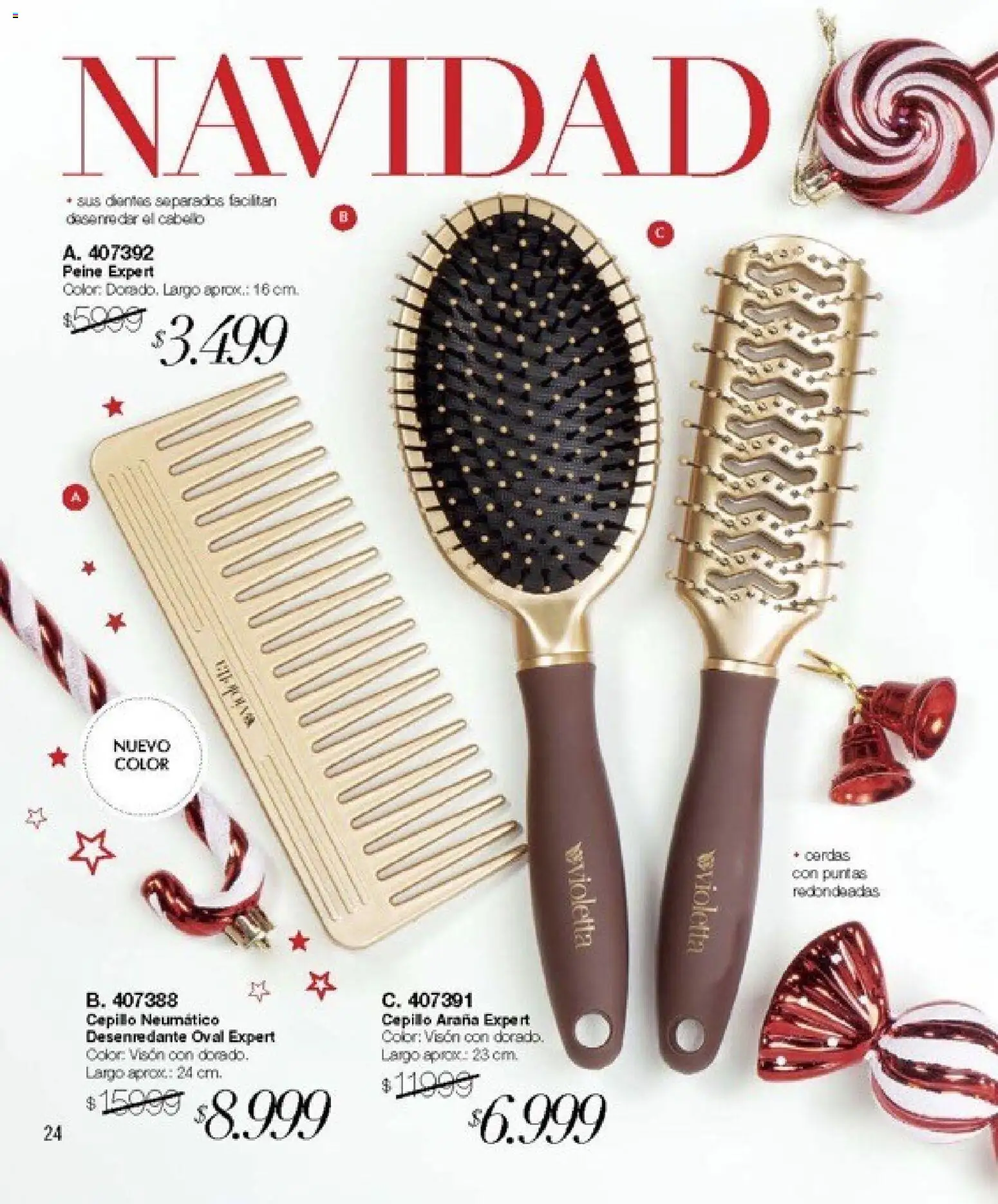Violetta catálogo │ válido desde el 30.10.2025 | Página: 24 | Productos: Peine, Cepillo