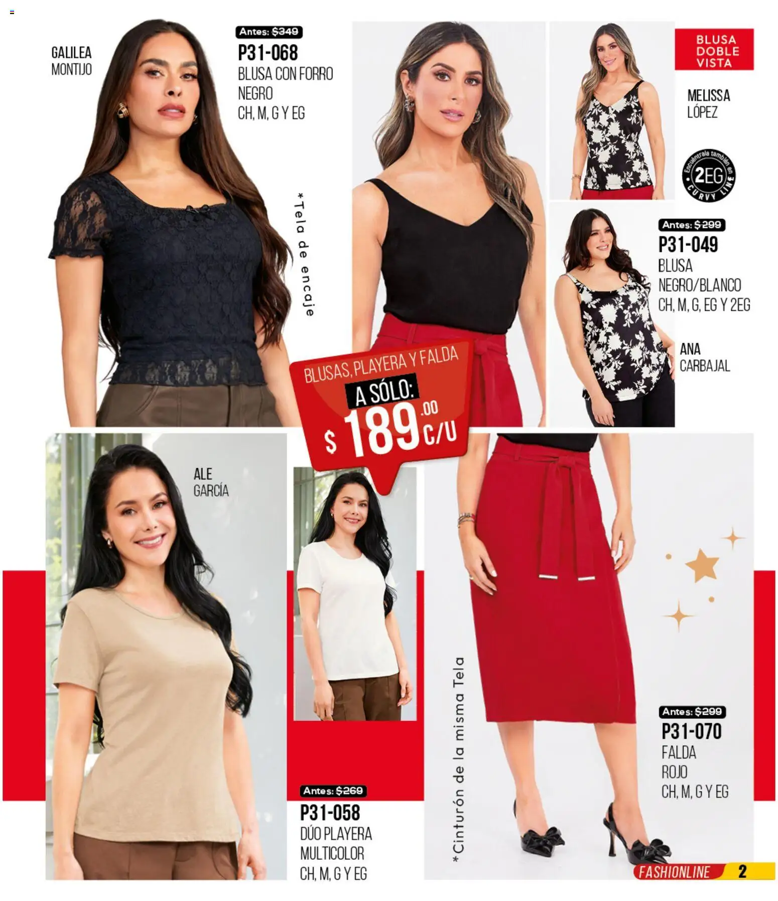 Nuevas ofertas de Cklass válidas en toda la República Mexicana desde el 30.11.2025. ¡Encuentra las mejores ofertas en Cklass catálogo Rebajas Navideñas Ropa! | Página: 3 | Productos: Blusa, Playera, Falda