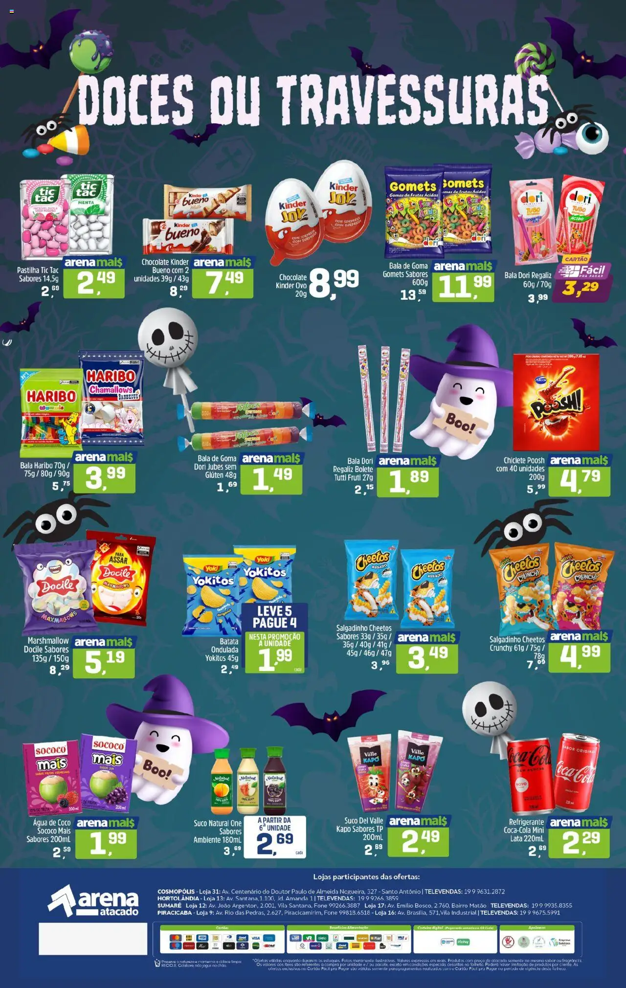 Arena Atacado Folheto - válido de 08.10.2025 | Página: 2 | Produtos: Água de coco, Açúcar, Refrigerante, Carteira