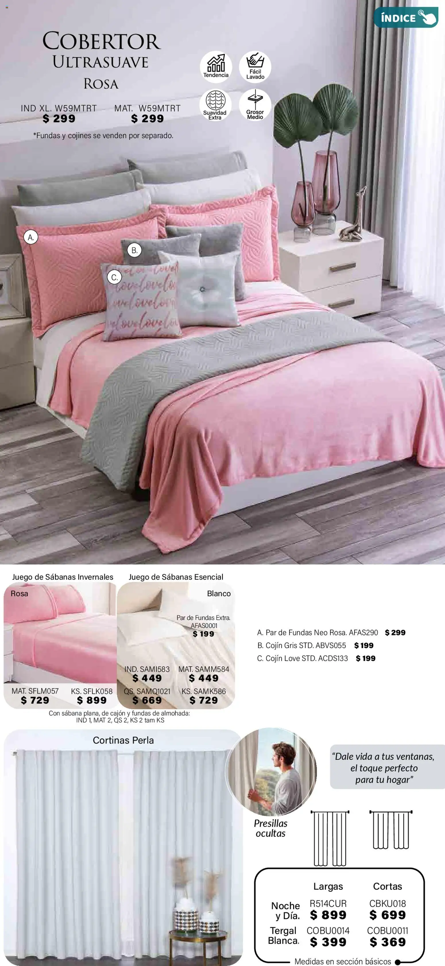 Nuevas ofertas de Colchas Concord válidas en toda la República Mexicana desde el 01.11.2025. ¡Encuentra las mejores ofertas en Colchas Concord Buen Fin! | Página: 378 | Productos: Cobertor, Juego, Almohada, Sabanas