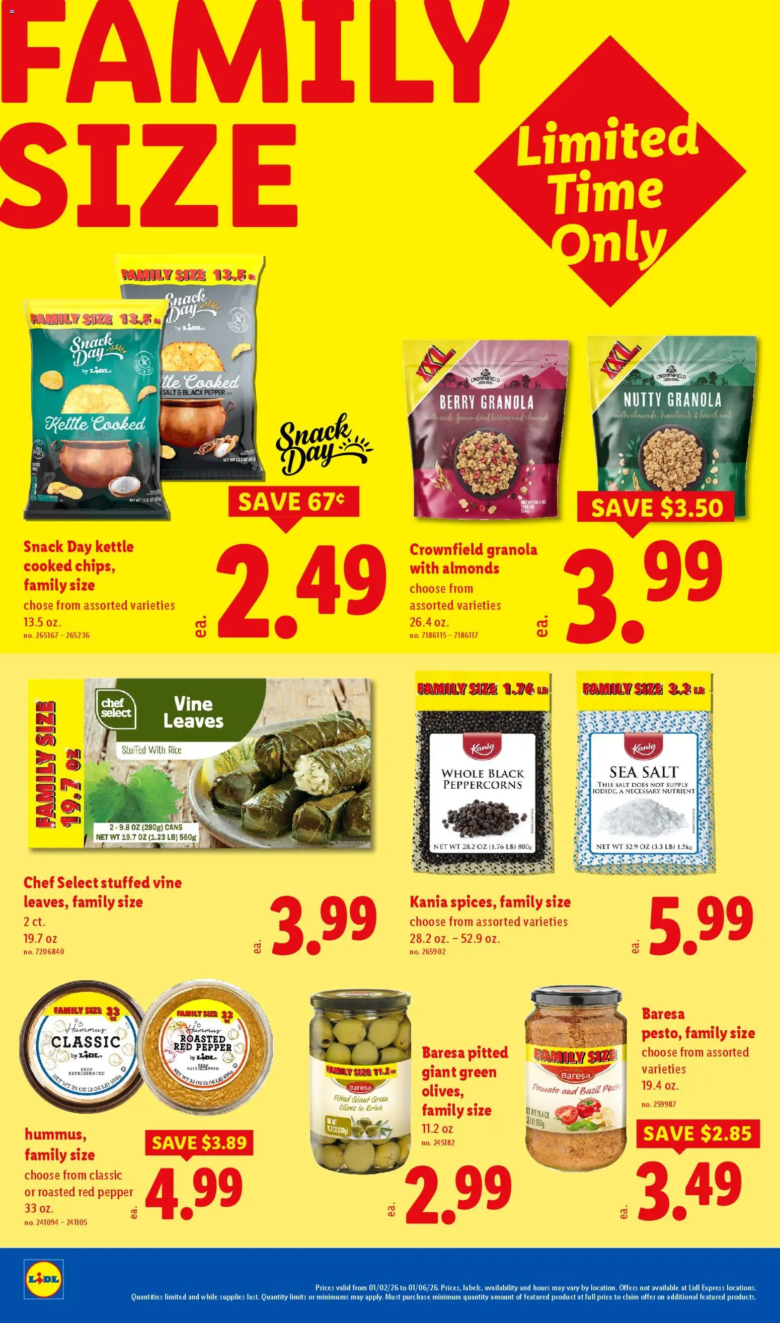 Lidl Weekly Ad - valid from 02.01.2026 | Page: 12 | Products: Rice, Salt, Pepper, Kettle