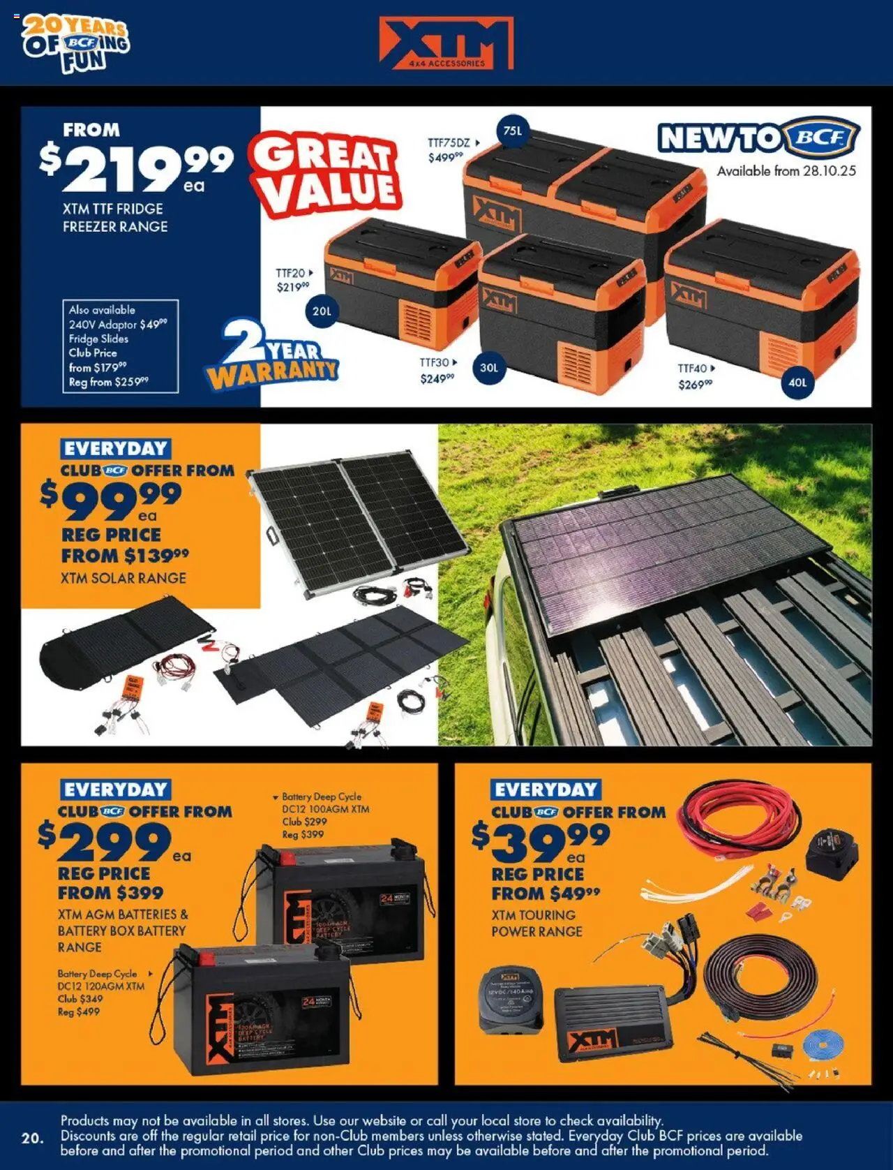 BCF catalogue - valid from 21.10.2025 | Page: 20 | Products: Battery, Slides, Batteries, Fridge