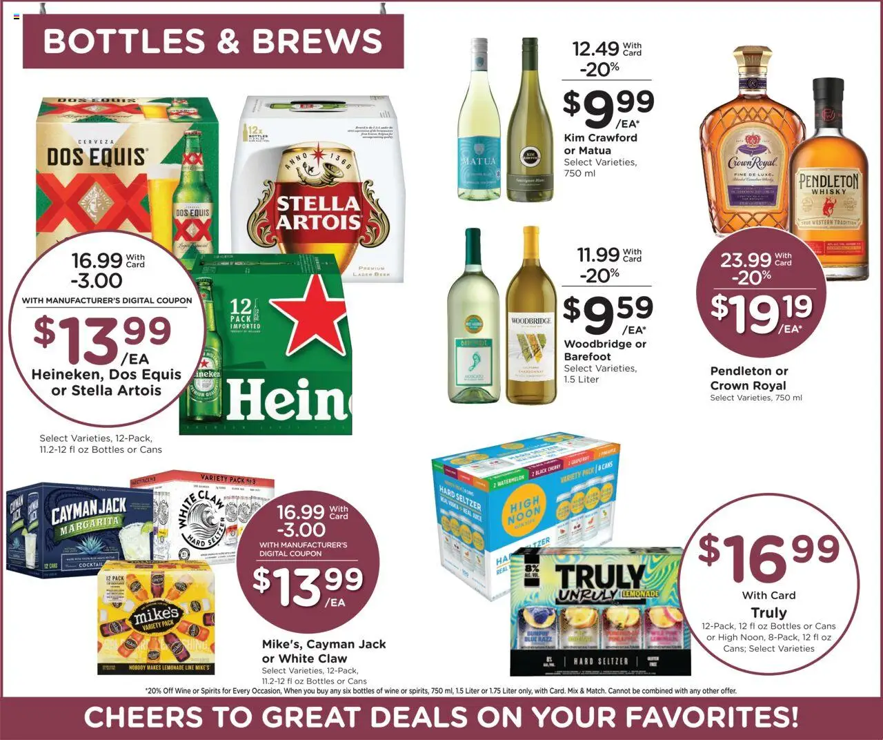 Smith's Weekly Ad - WY - valid from 08.10.2025 | Page: 19 | Products: Juice, Wine, Beer, Watermelon