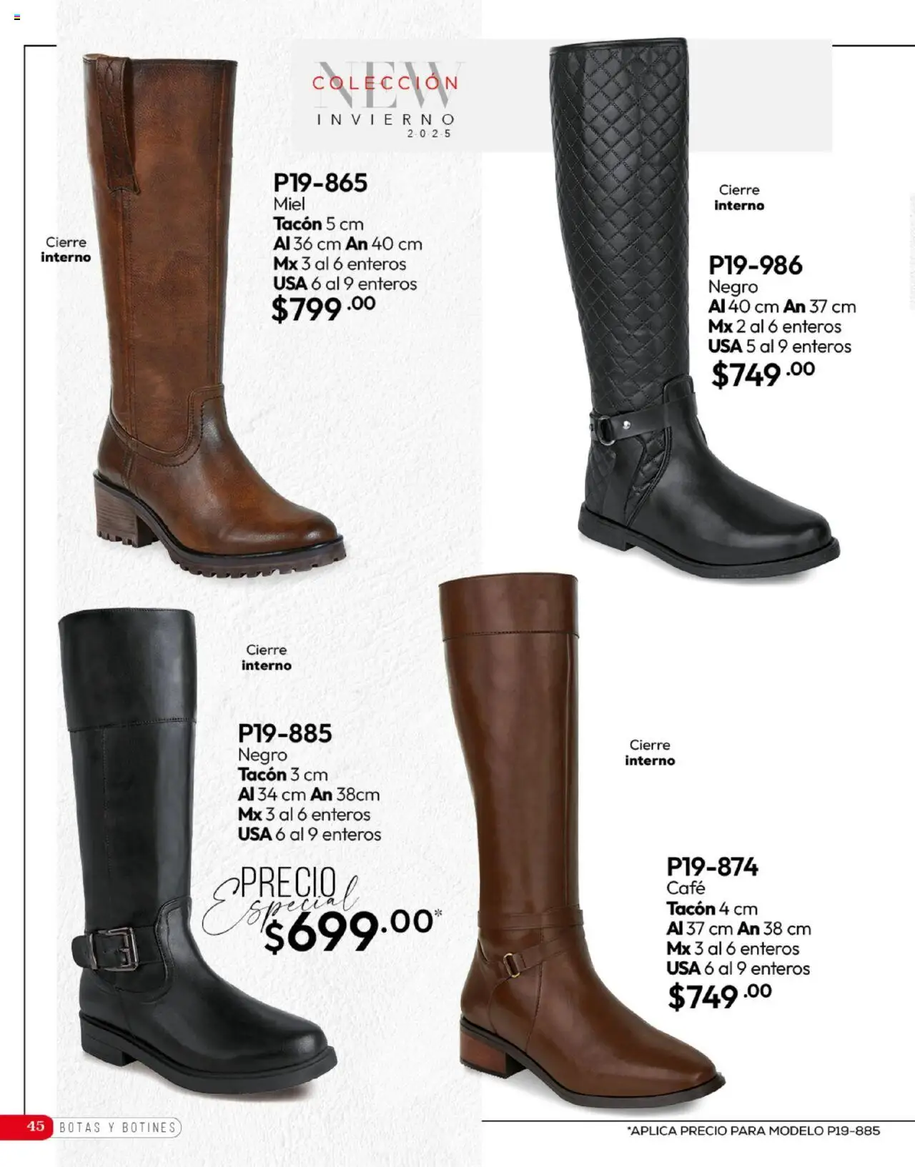 Nuevas ofertas de Cklass válidas en toda la República Mexicana desde el 16.09.2025. ¡Encuentra las mejores ofertas en Cklass - Catálogo Invierno Calzado! | Página: 46 | Productos: Botas, Café, Botines