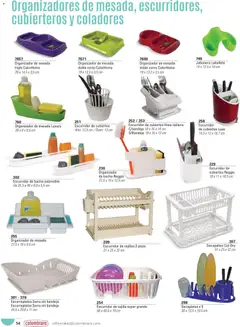 Vista previa Colombraro catálogo válido desde el 26.01.2026 | Página: 54 | Productos: Organizador, Mesada, Jabonera, Escurridor