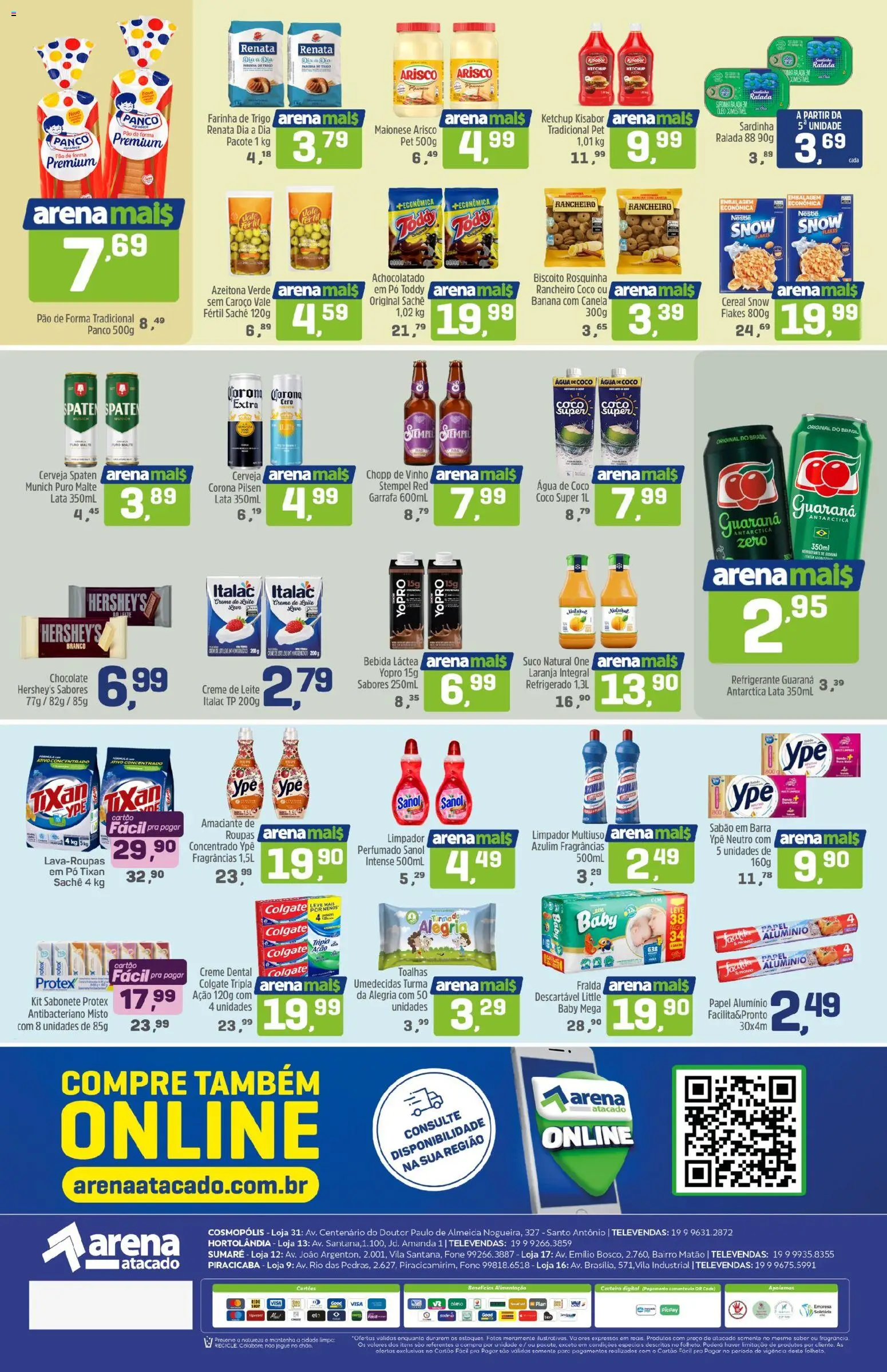 Arena Atacado Folheto - válido de 13.03.2026 | Página: 2 | Produtos: Pó, Sabão, Chocolate, Cerveja