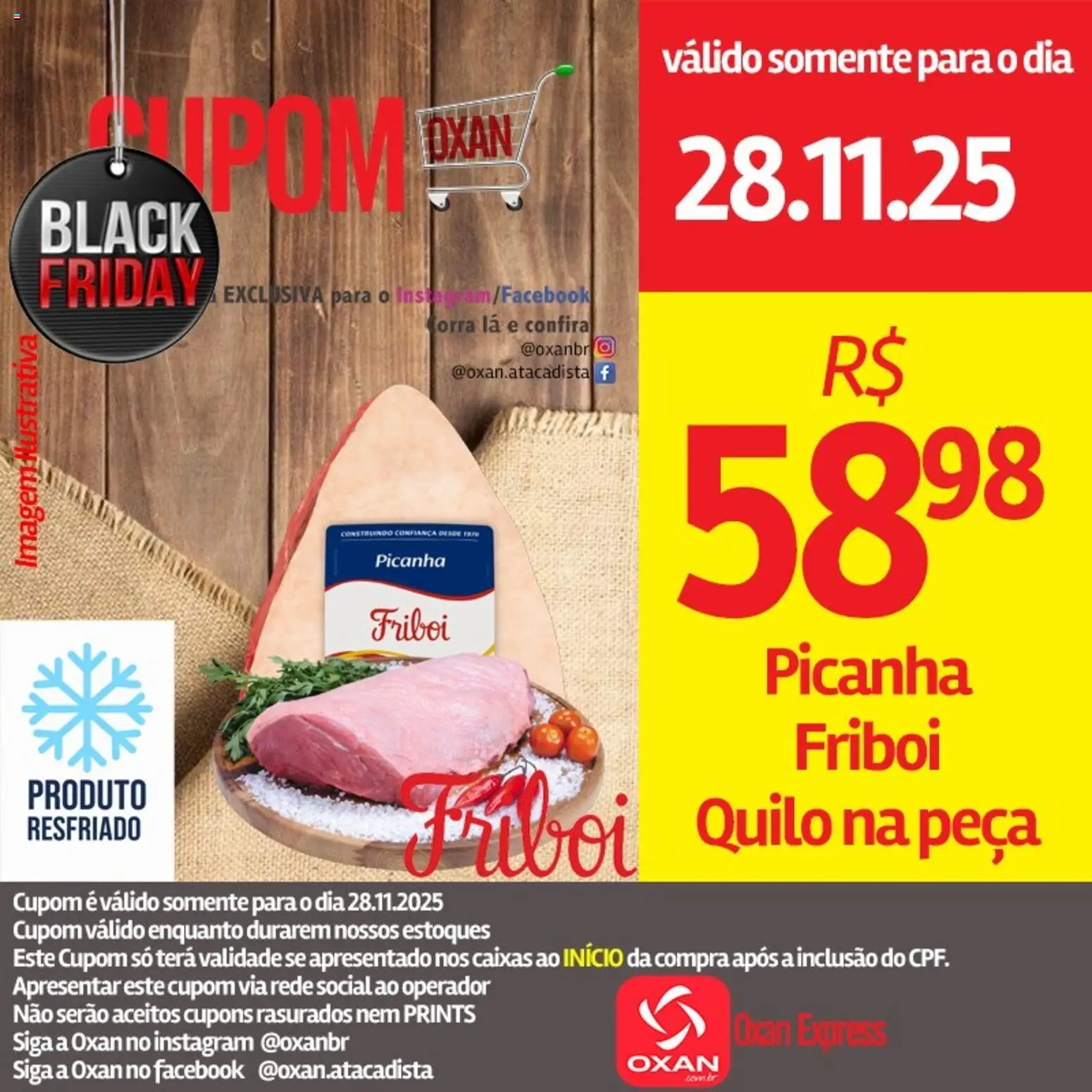 Oxan Atacadista Folheto - válido de 28.11.2025 | Página: 3 | Produtos: Picanha
