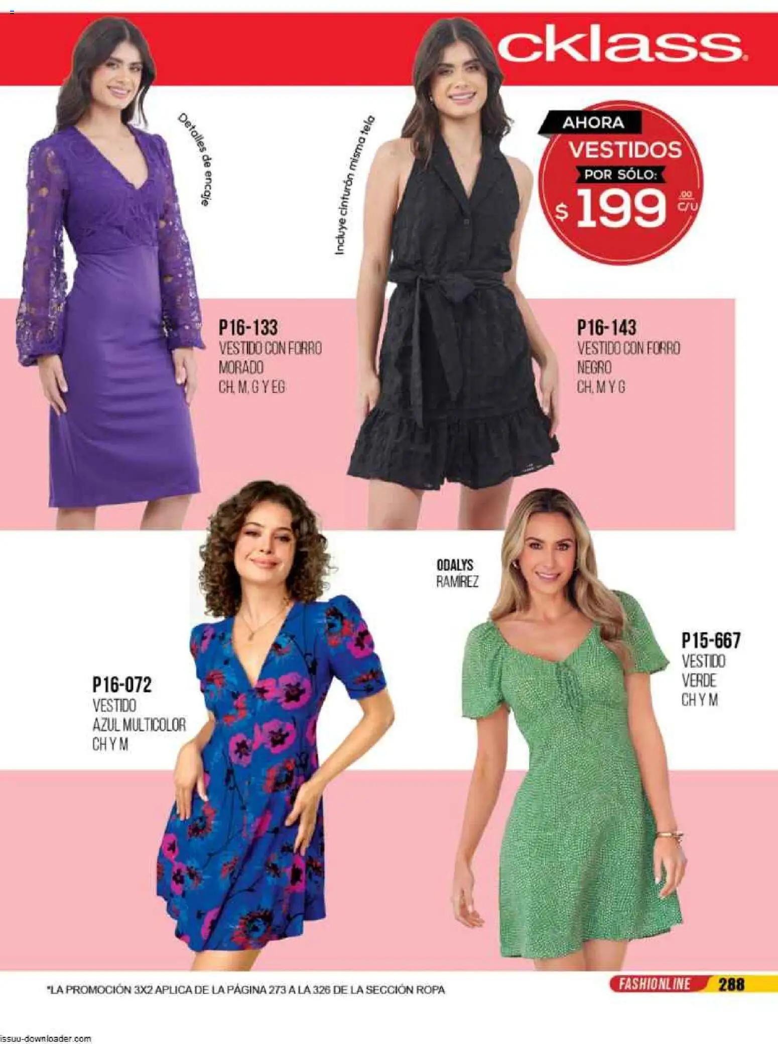 Nuevas ofertas de Cklass válidas en toda la República Mexicana desde el 31.10.2025. ¡Encuentra las mejores ofertas en Cklass catálogo Super Rebajas Ropa! | Página: 291 | Productos: Cinturón, Ropa, Vestido