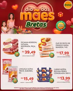 Bretas ofertas Dia das Mães - Pré-Visualização do folheto da loja Bretas, válido de 17.04.2026