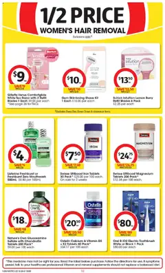 Preview of Coles Catalogue NSW - valid from 22.10.2025 | Page: 10 | Products: Wine, Razor, Lemon, Tablets