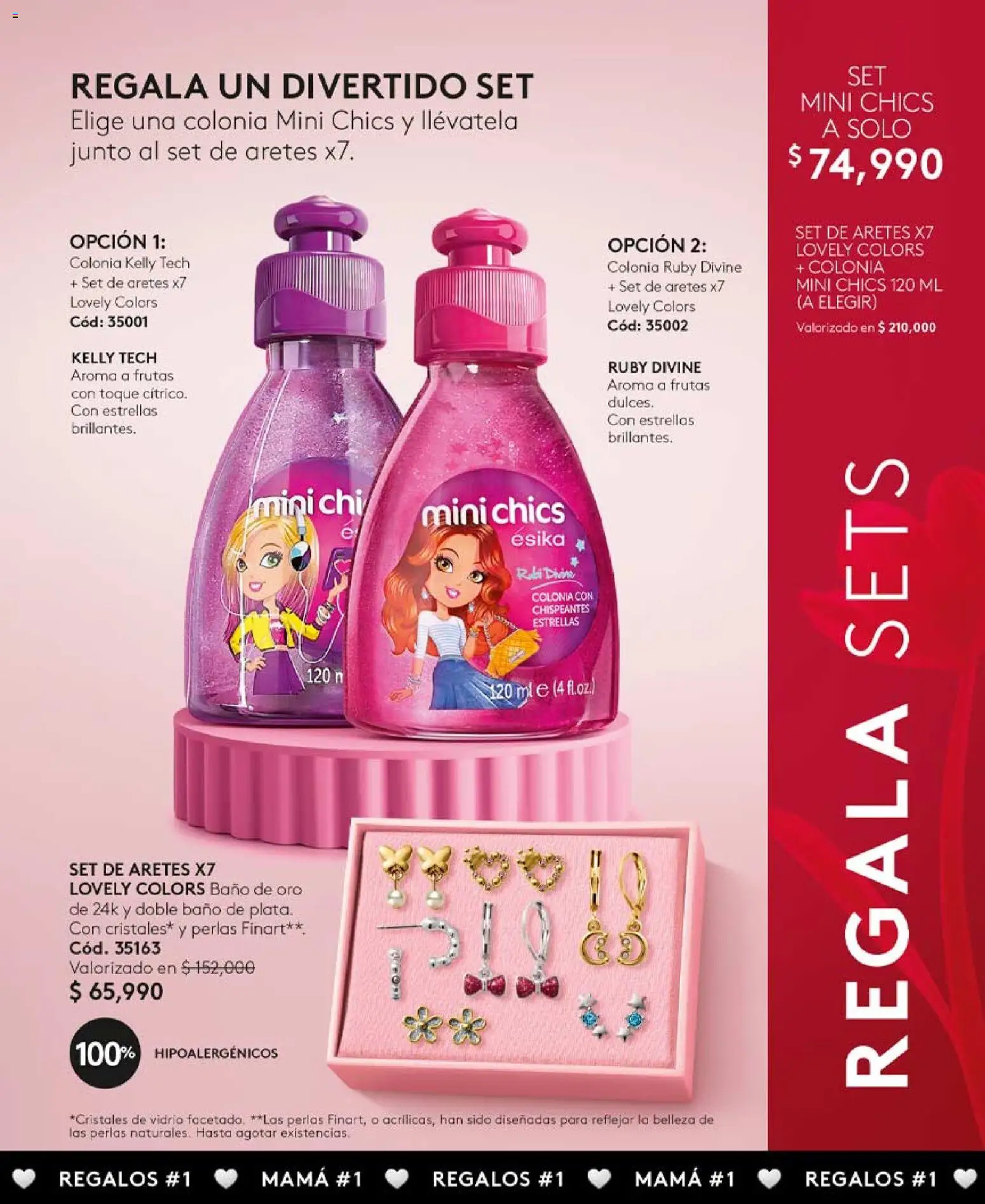 Ésika revista - valida desde el 24.04.2026 | Página: 134 | Productos: Aretes, Baño