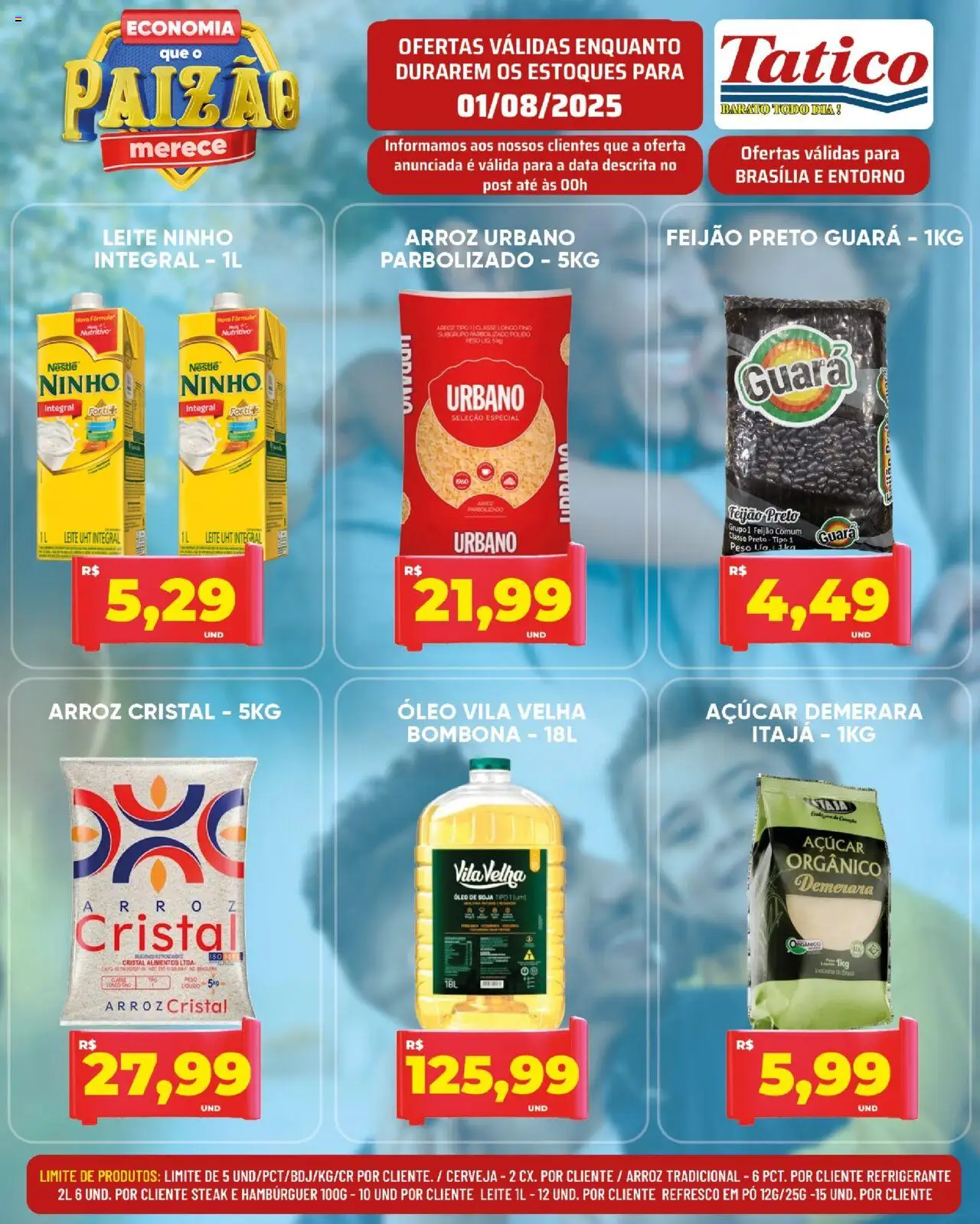 Tatico Folheto - válido de 01.08.2025 | Página: 4 | Produtos: Pó, Refresco, Óleo, Hambúrguer