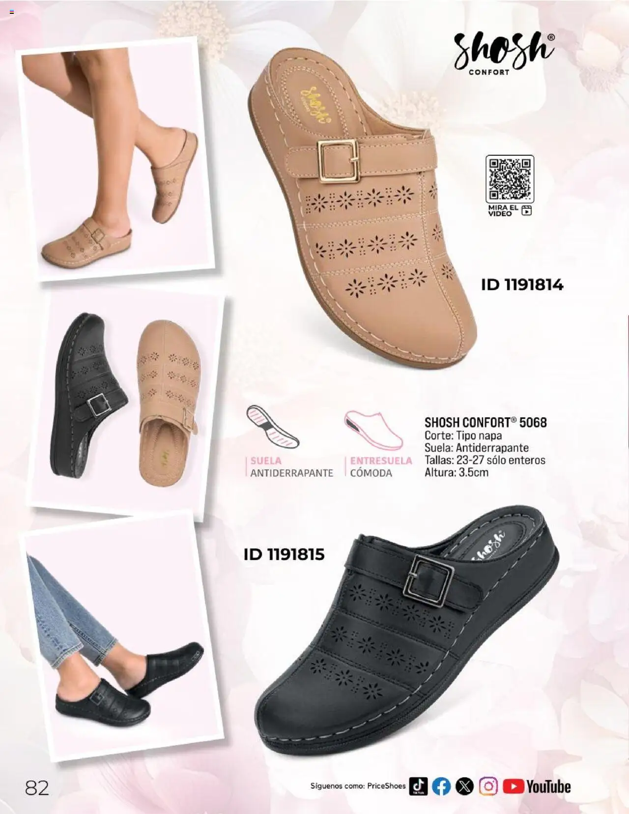 Nuevas ofertas de Price Shoes válidas en toda la República Mexicana desde el 10.02.2025. ¡Encuentra las mejores ofertas en Price Shoes catálogo Confort! | Página: 82 | Productos: Video