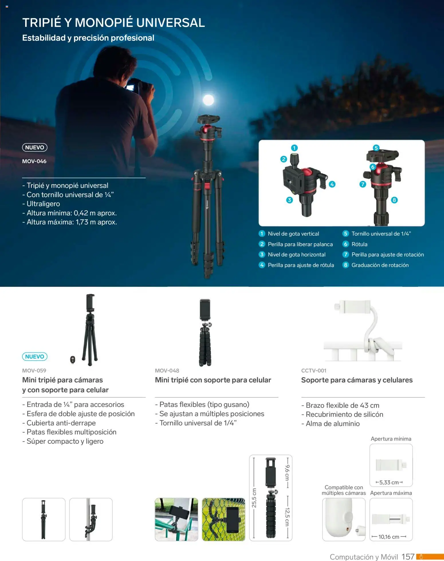 Nuevas ofertas de Steren válidas en toda la República Mexicana desde el 01.01.2026. ¡Encuentra las mejores ofertas en Steren catálogo! | Página: 169 | Productos: Tornillo, Movil, Flexible