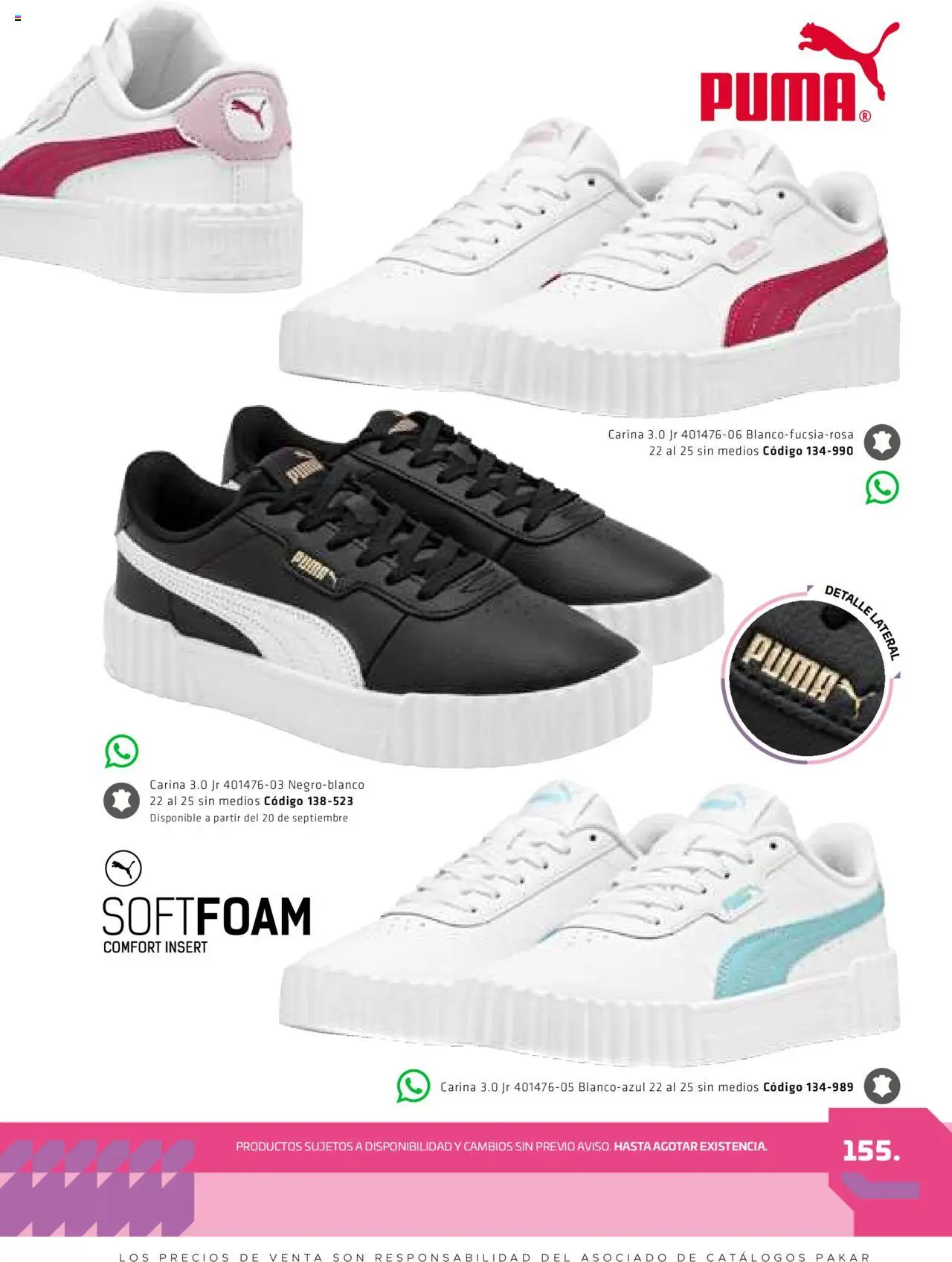 Nuevas ofertas de SC Pakar válidas en toda la República Mexicana desde el 29.08.2025. ¡Encuentra las mejores ofertas en SC Pakar - Catálogo Otoño Women! | Página: 155