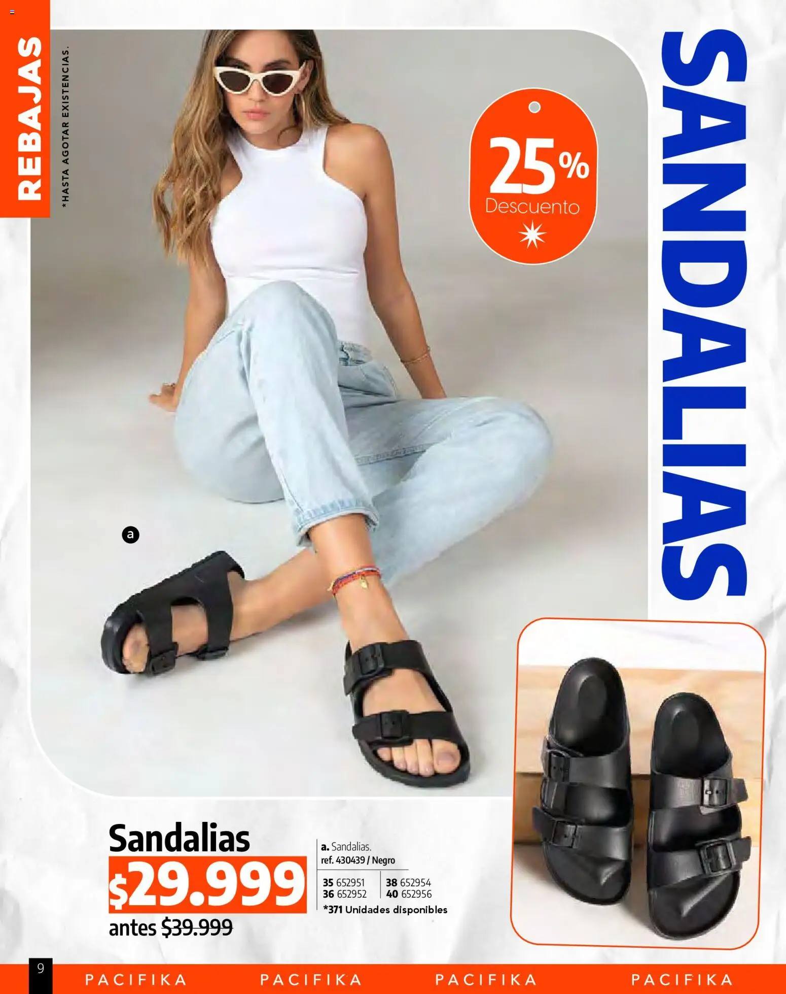 Pacifika revista - valida desde el 01.04.2026 | Página: 240 | Productos: Sandalias