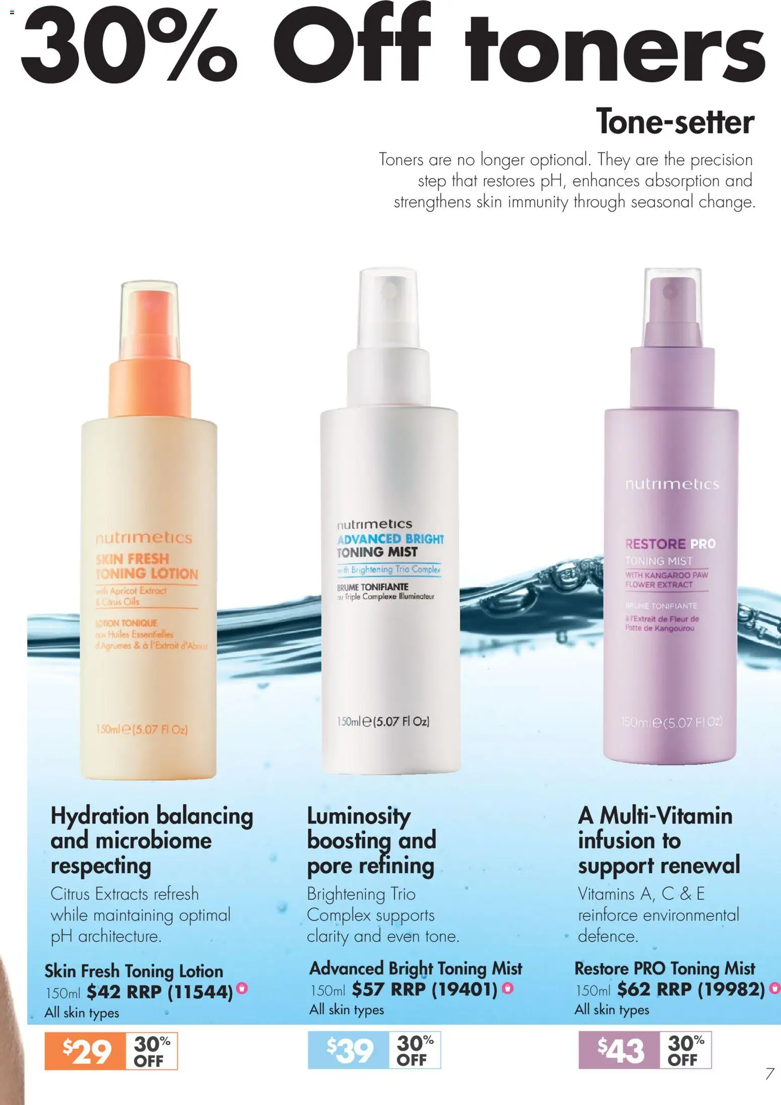 Nutrimetics catalogue - valid from 26.04.2026 | Page: 7 | Products: Lotion, Multivitamin