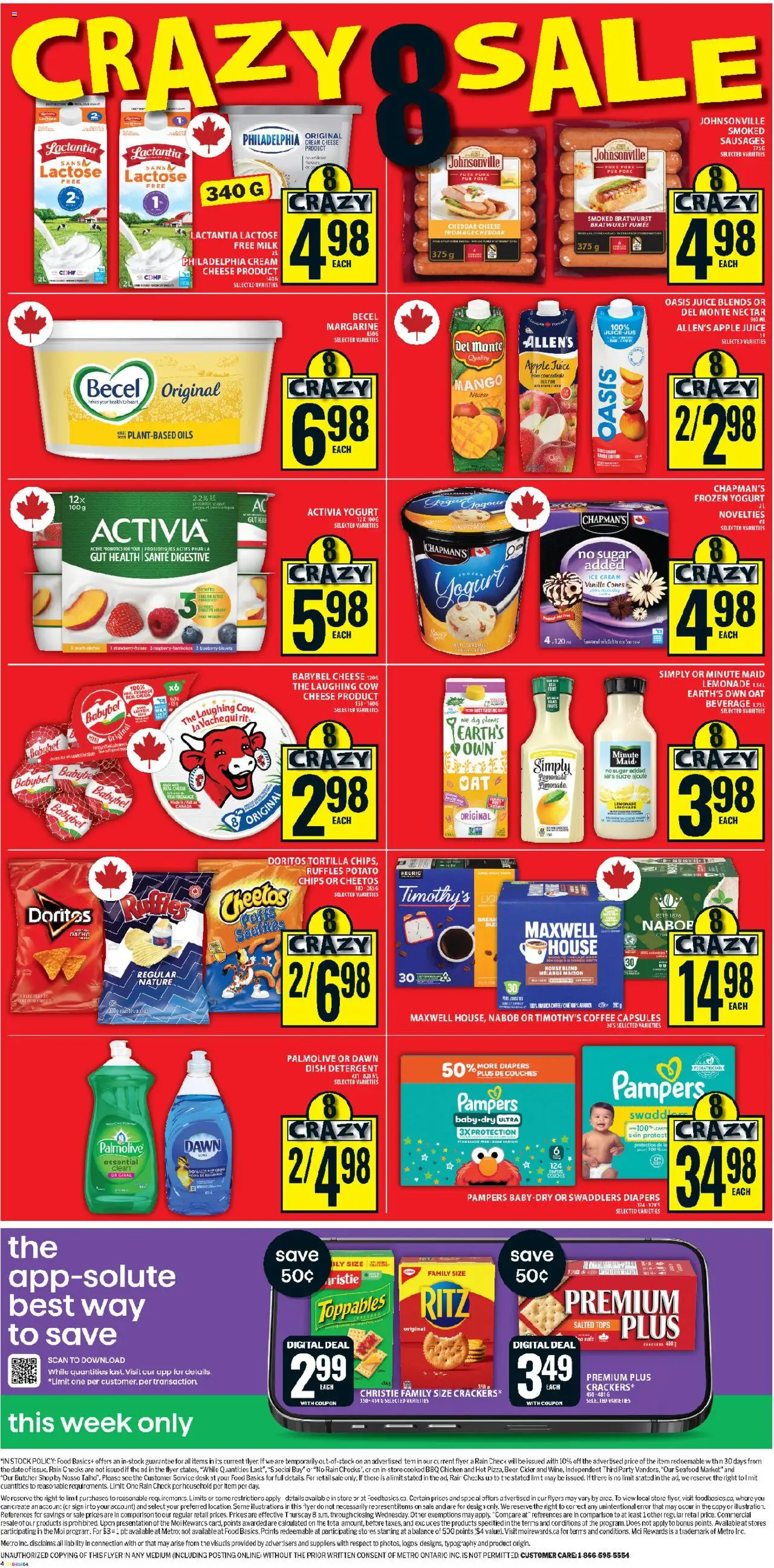 Food Basics flyer valid from 16.10.2025 | Page: 3 | Products: Ice cream, Game, Yogurt, Coffee