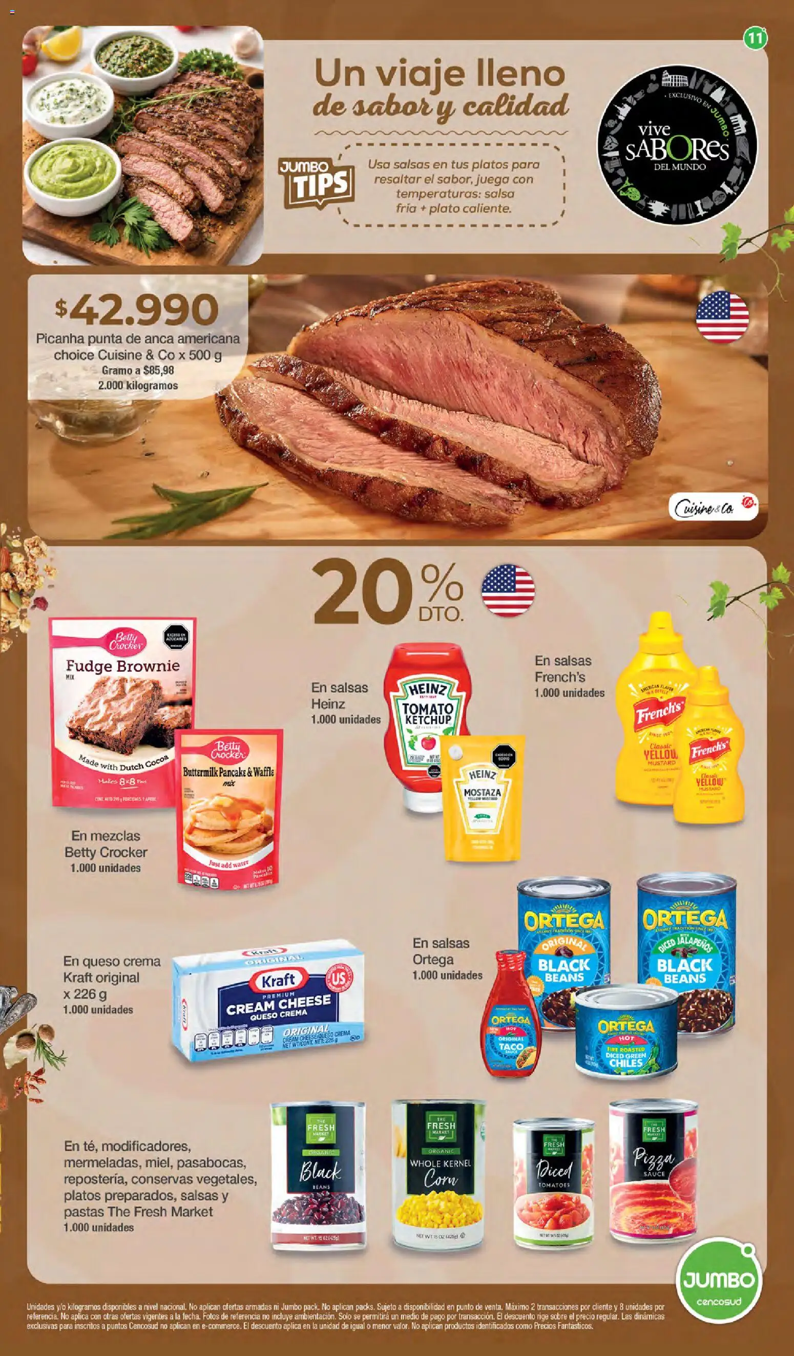 Jumbo revista - valida desde el 15.01.2026 | Página: 11 | Productos: Crema, Sobre, Mostaza, Pizza