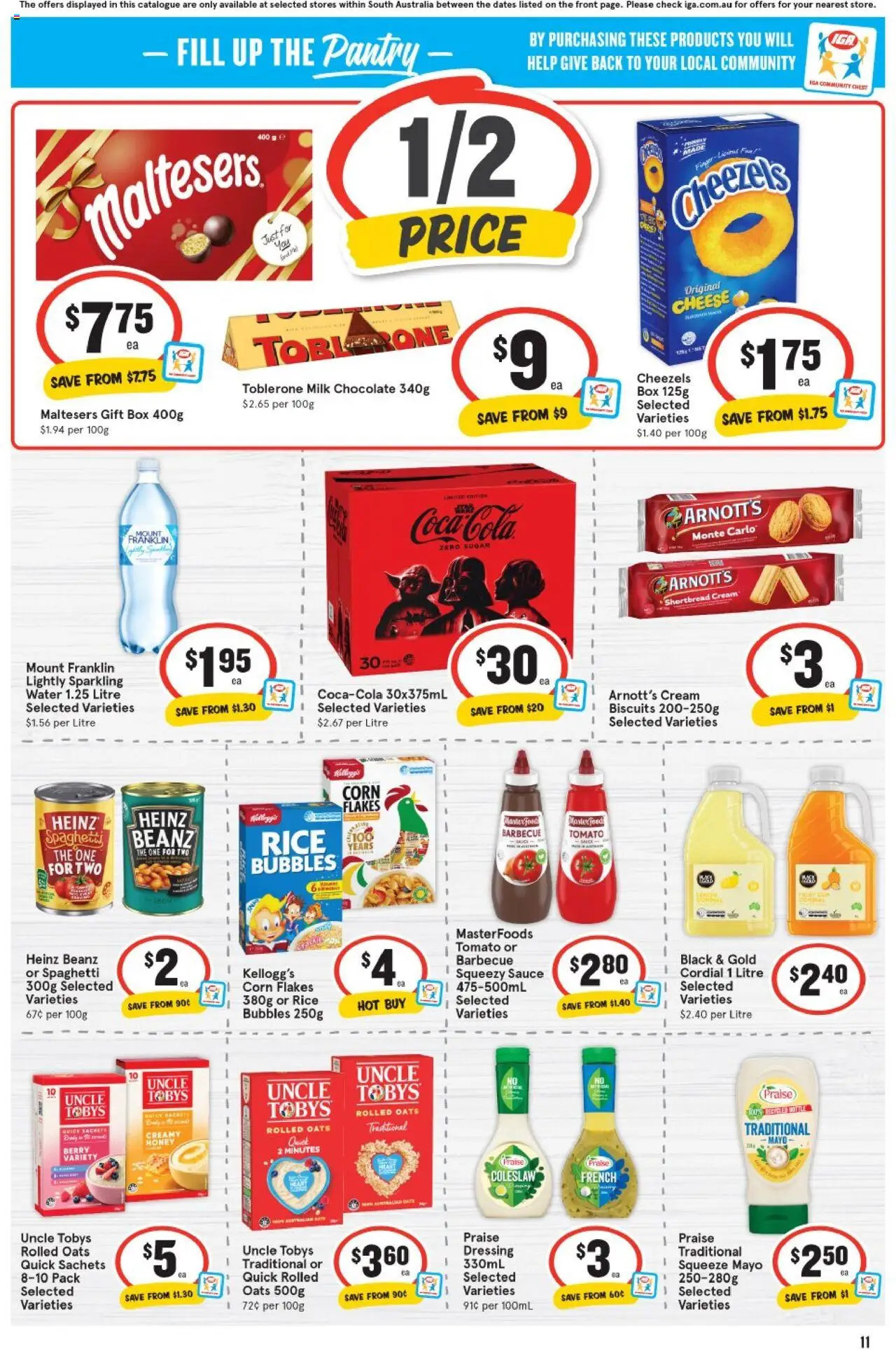 IGA catalogue - valid from 13.08.2025 | Page: 12 | Products: Box, Milk, Rice, Oats